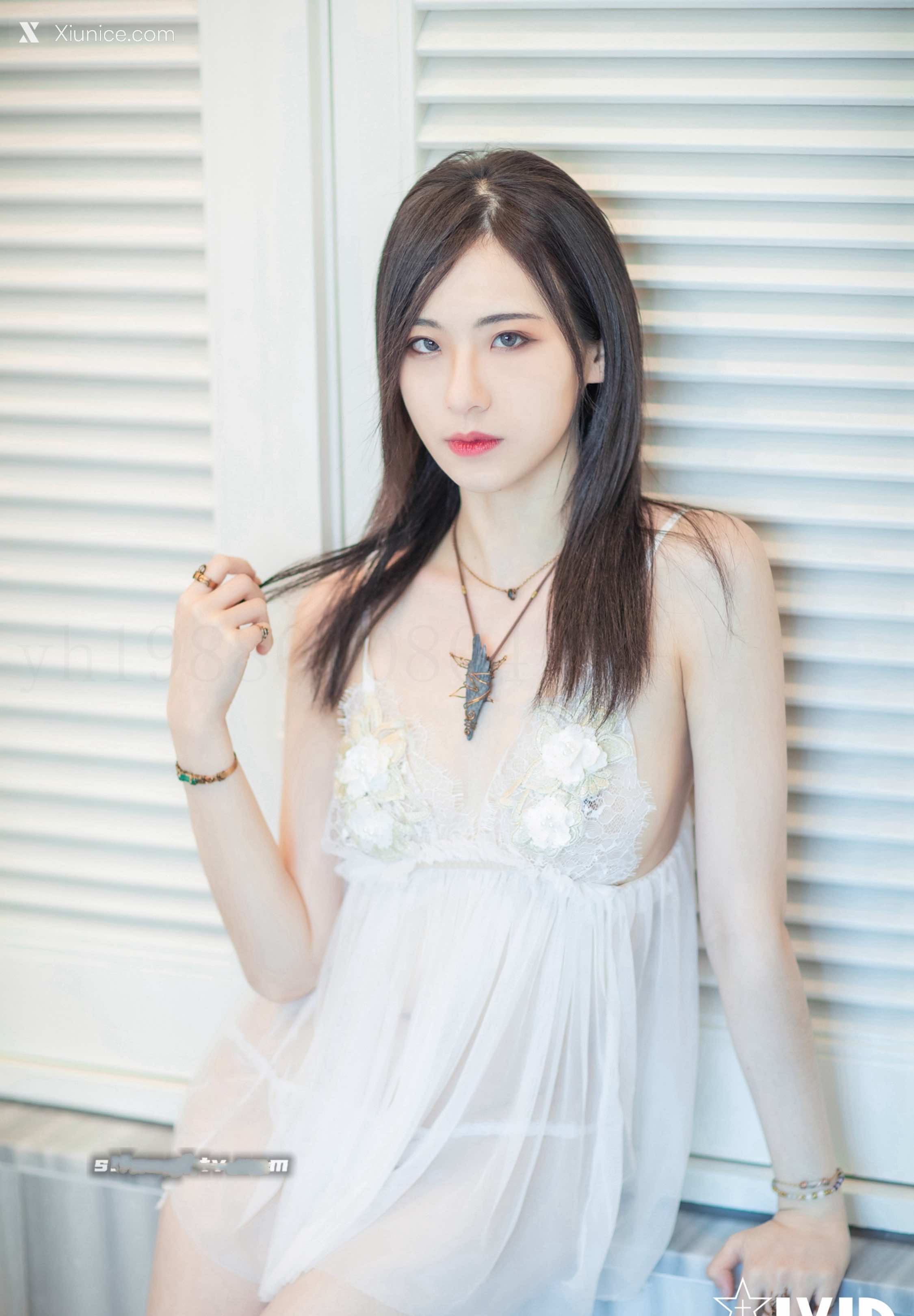 JVID – Ali-White lace pajamas 第66张