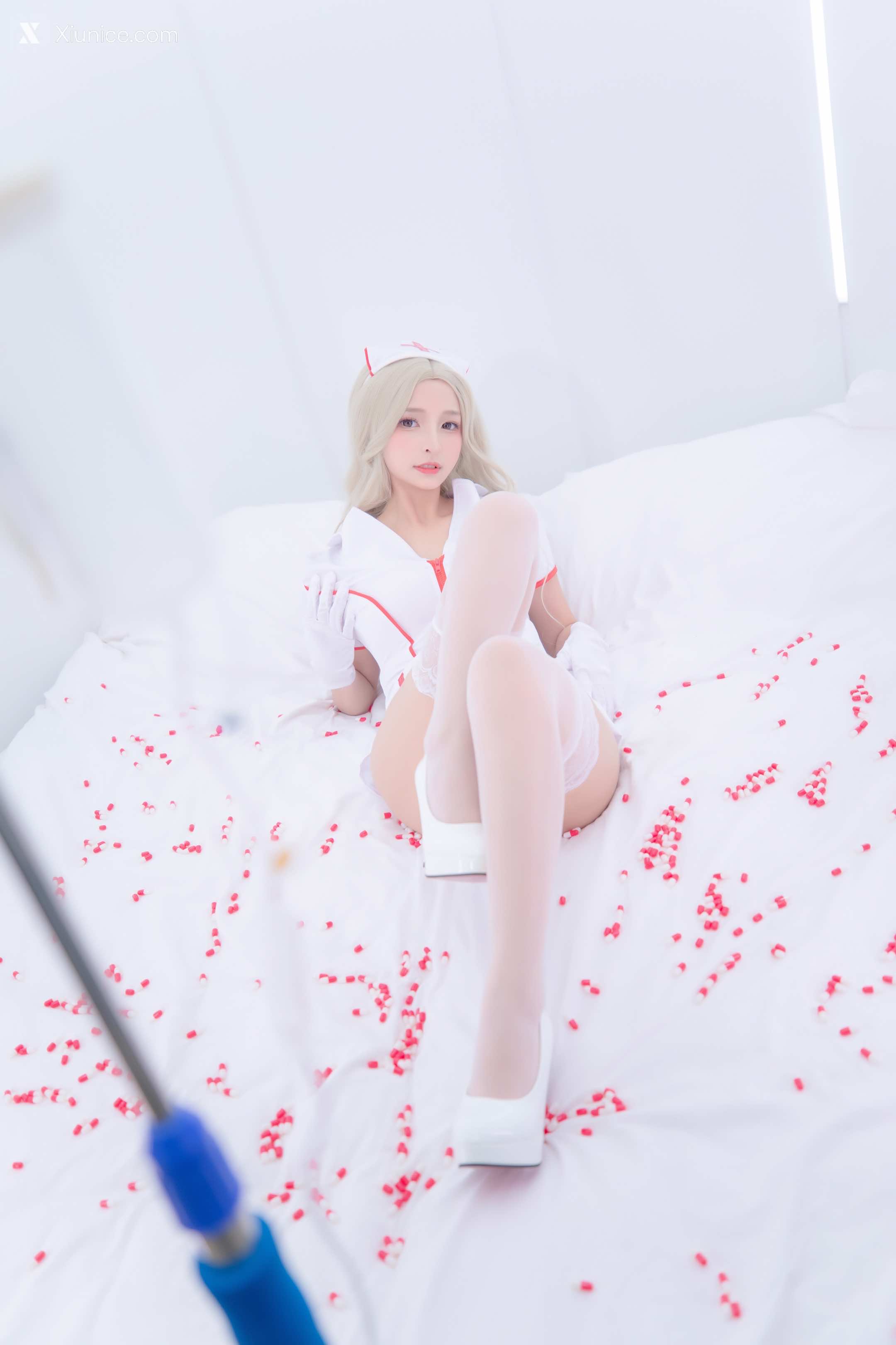 Coser@神楽坂真冬 Vol.084 绝对企画-白丝护士《心身バランス》 第114张