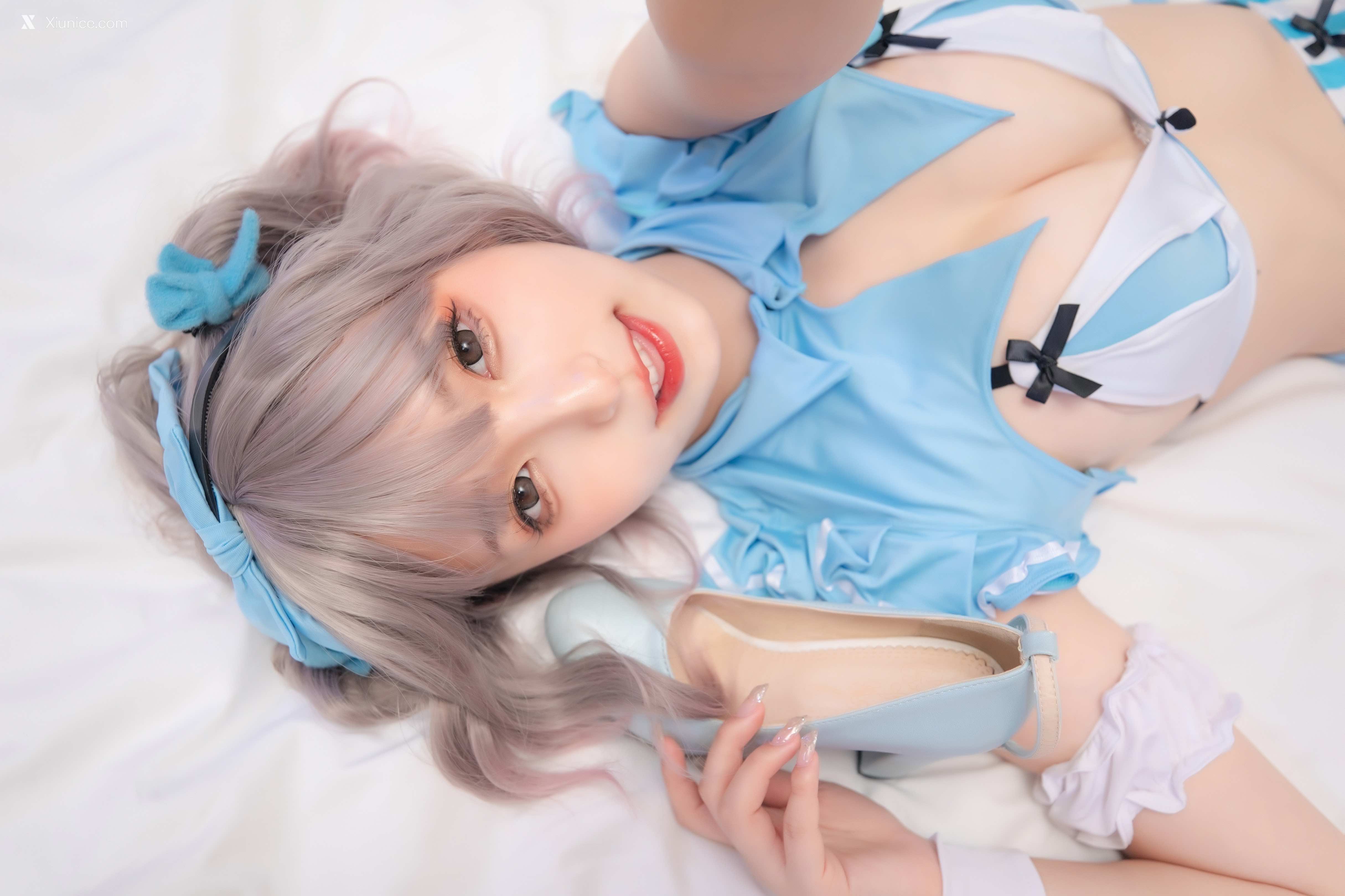 Coser@神楽坂真冬 Vol.097 蓝调女仆 第59张