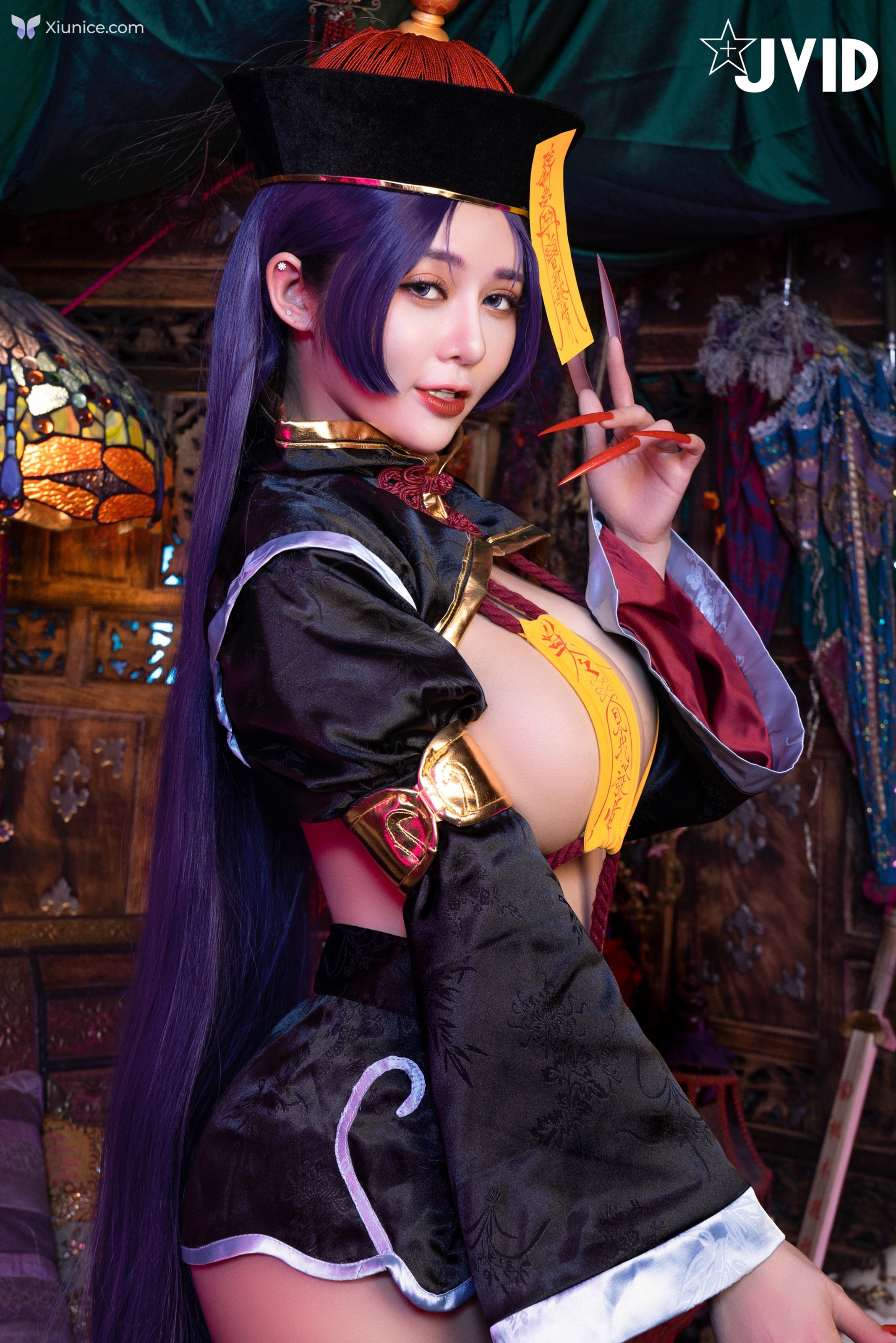 JVID 甜心幫 ღ 安希 – 菰蒲風動縱斜影殭屍奶光安希膣得液滿 第20张