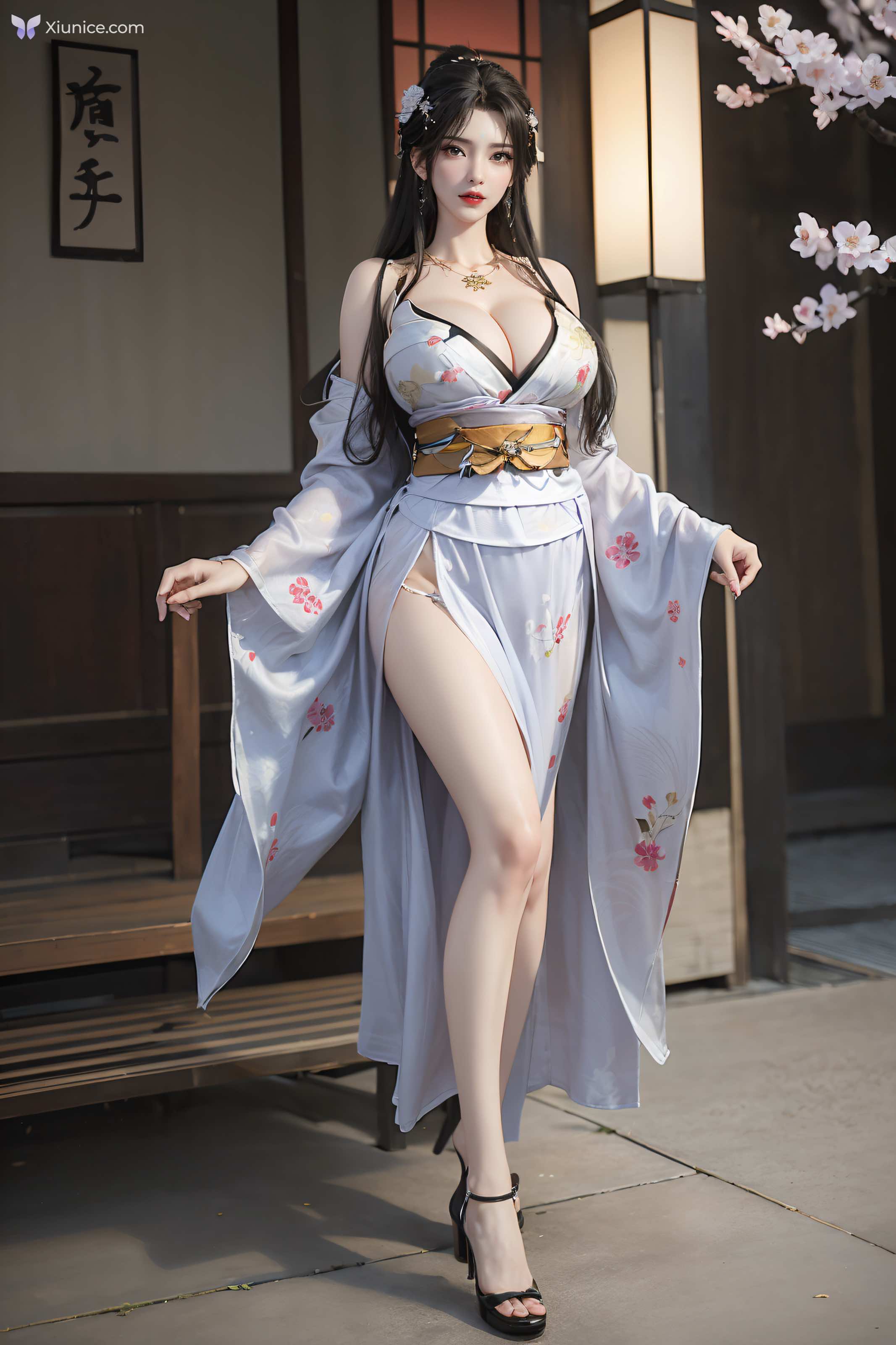 AI Girl 完美世界-清漪 和服吊带 第49张