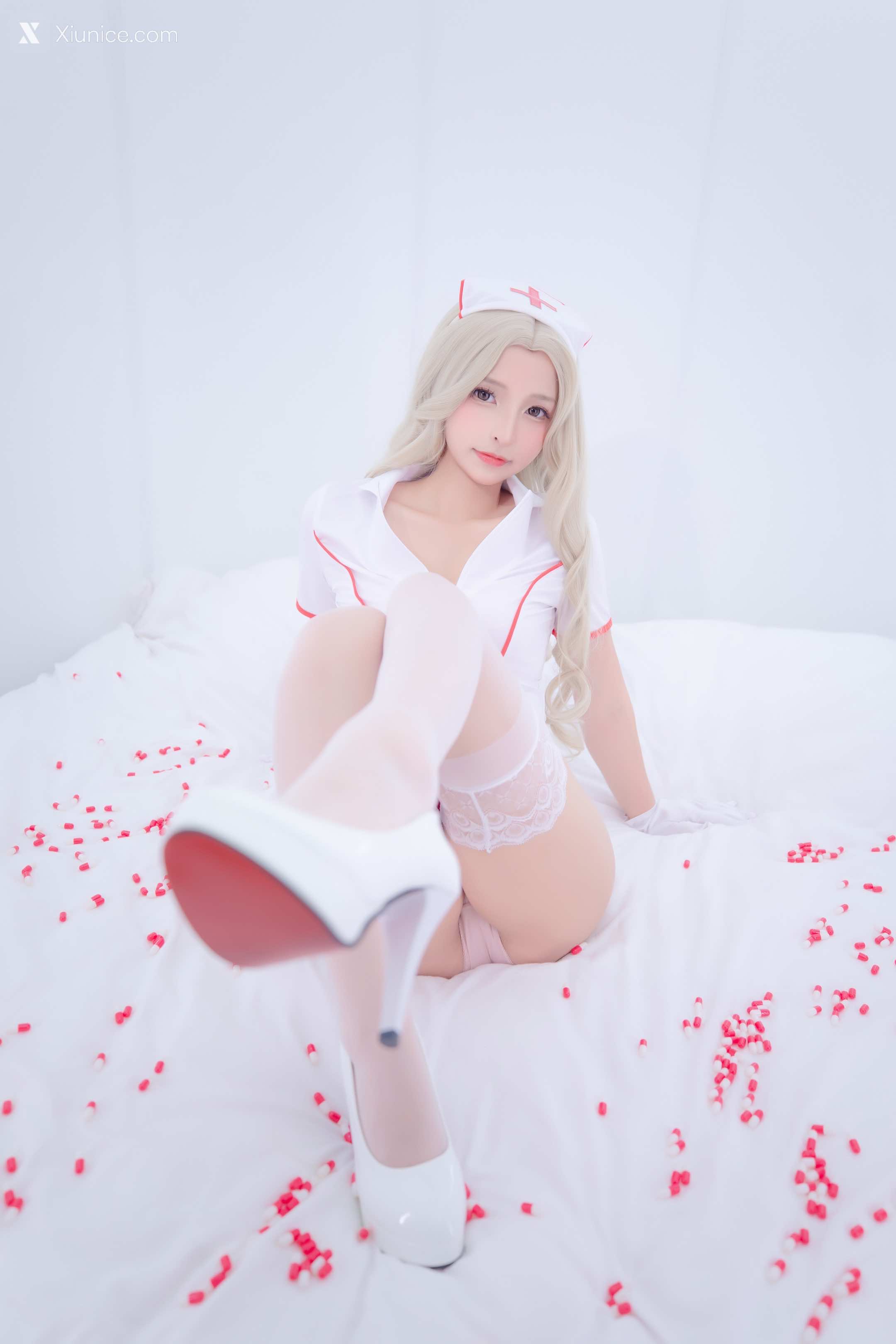 Coser@神楽坂真冬 Vol.084 绝对企画-白丝护士《心身バランス》 第87张