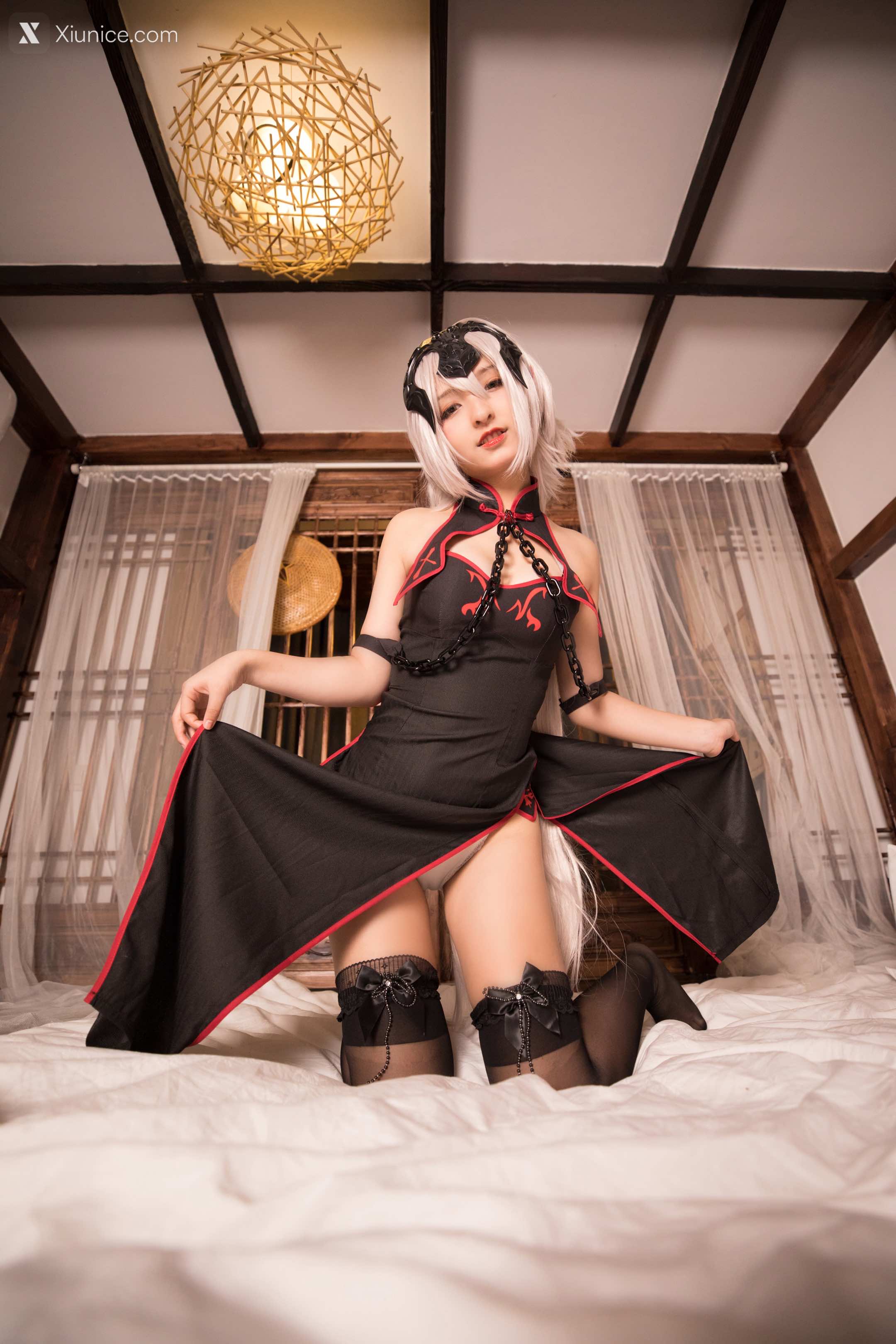 Coser@神楽坂真冬 Vol.037 电子相册-旗袍黑贞 第34张