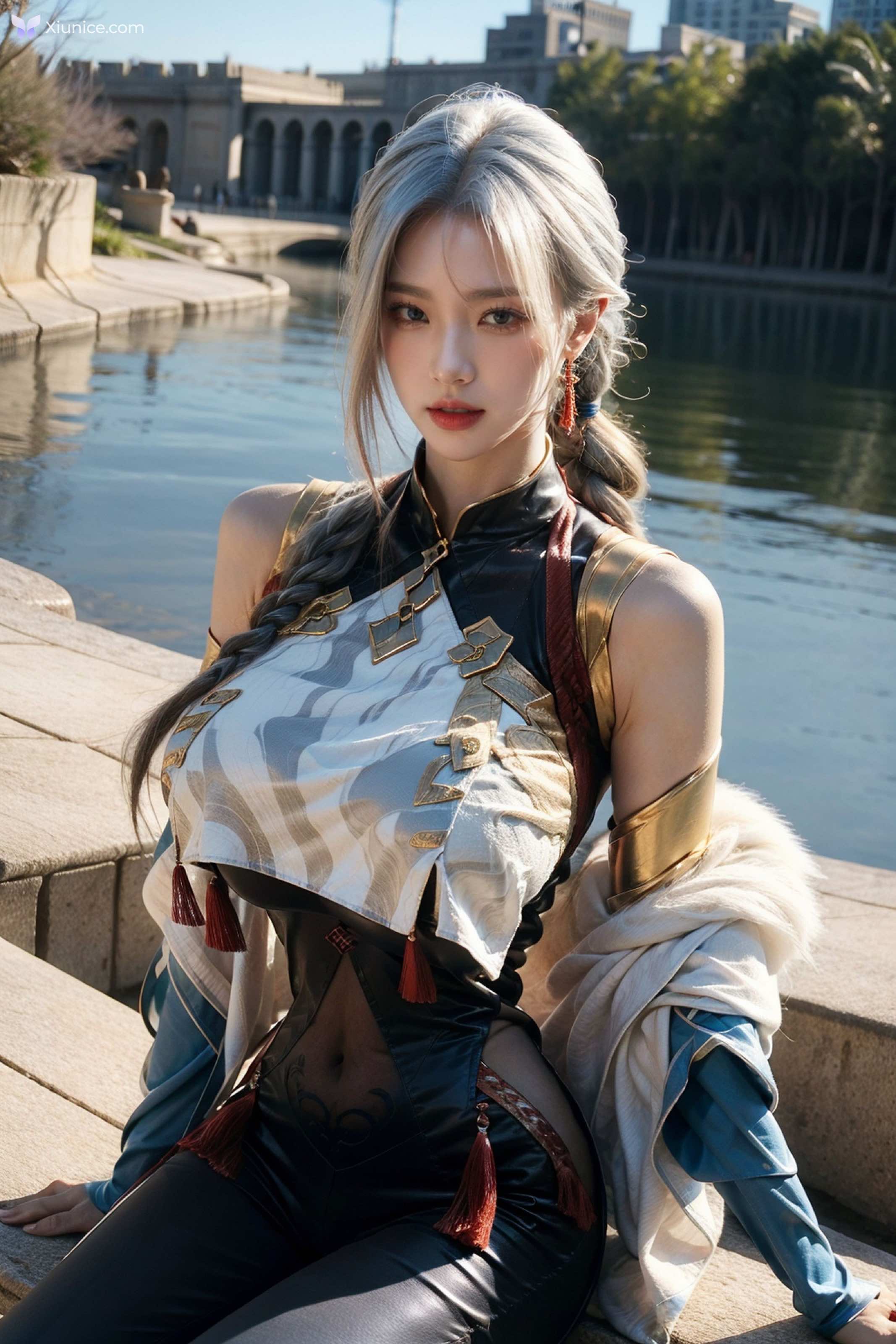 AI Girl 拟实画风-姐姐的剑灵COS 第142张