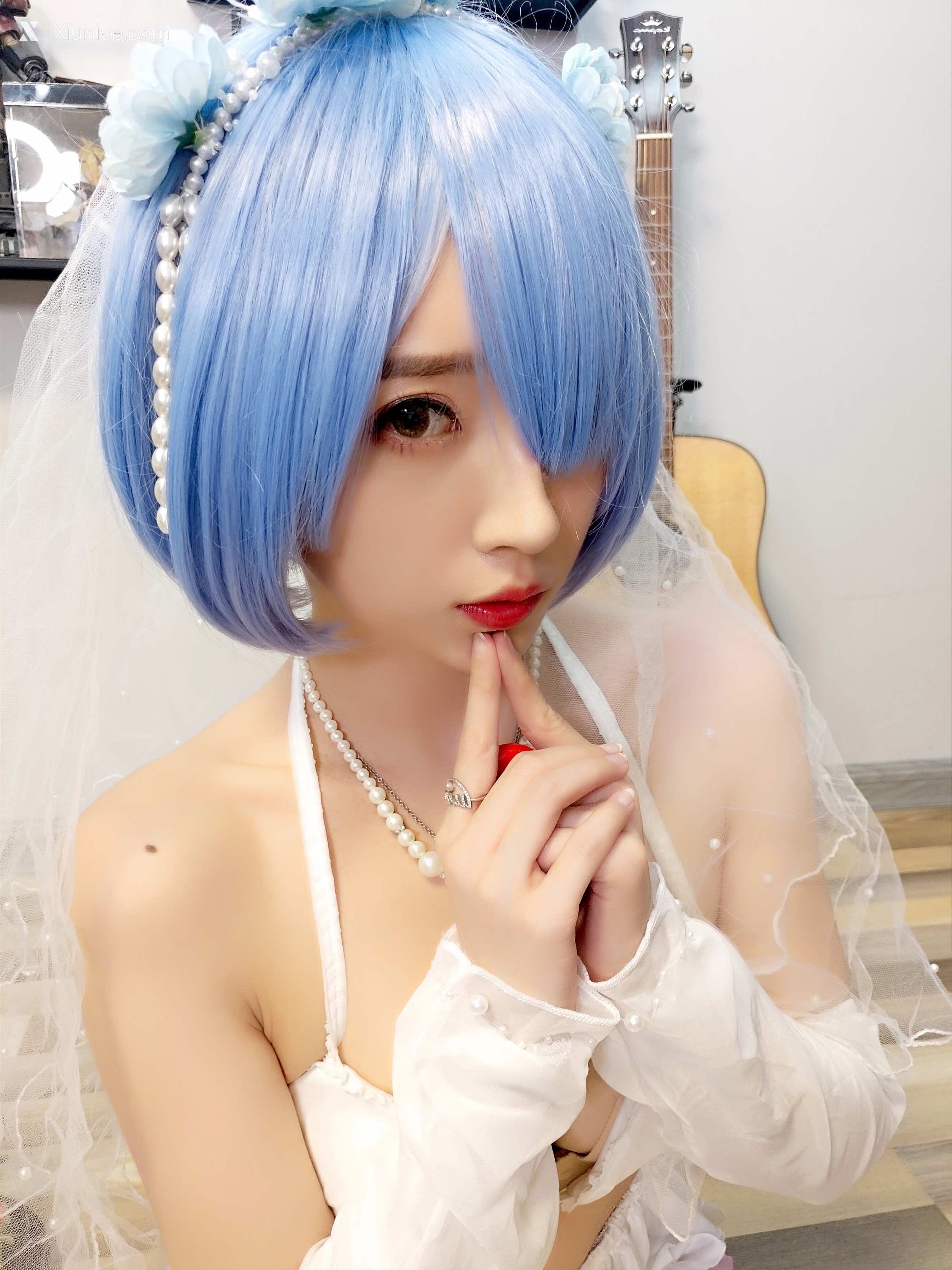 Coser@小女巫露娜 Vol.006 雷姆婚纱 第2张