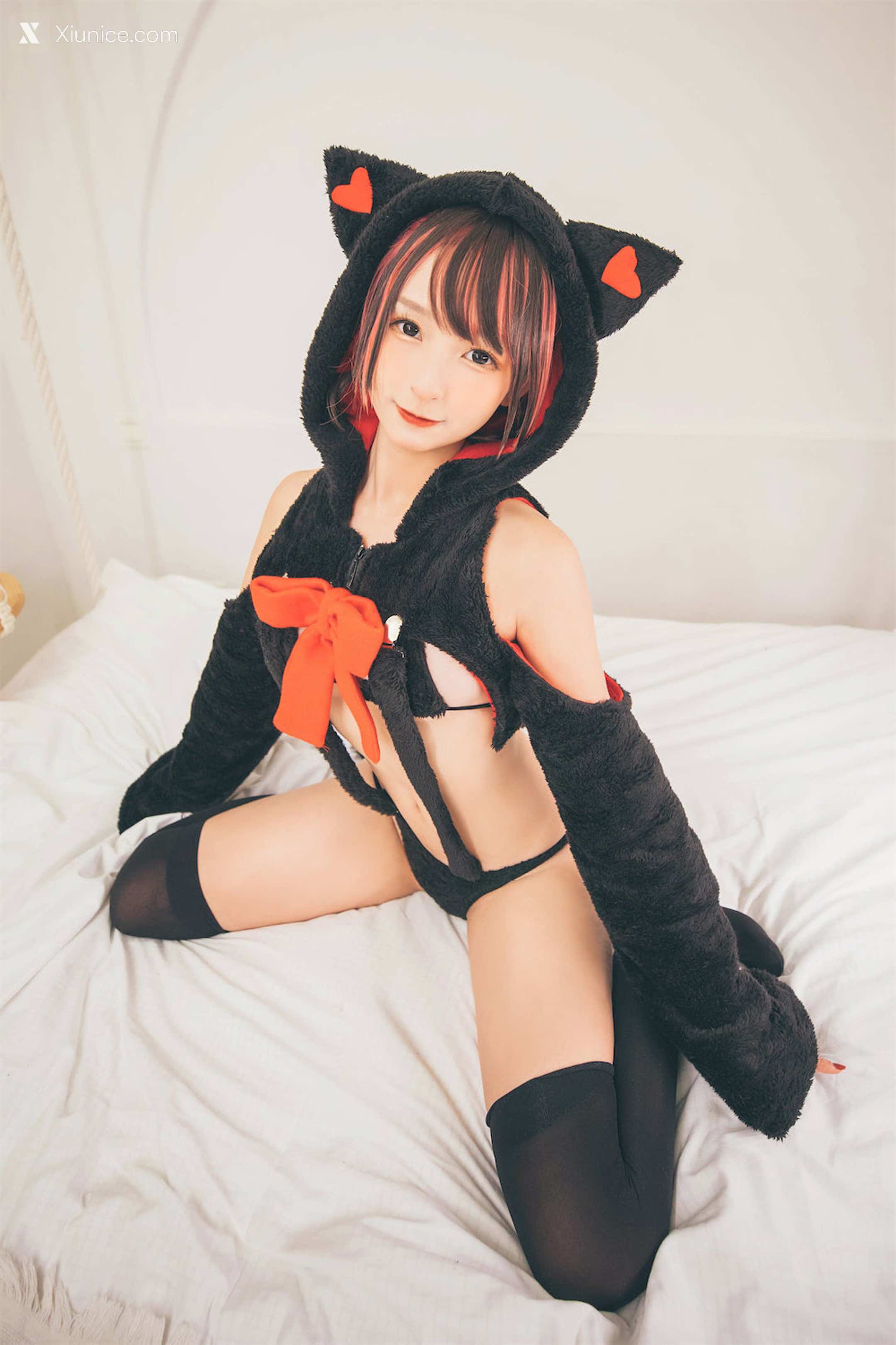 Coser@神楽坂真冬 Vol.077 绝对企画-《白黑の猫》 第141张