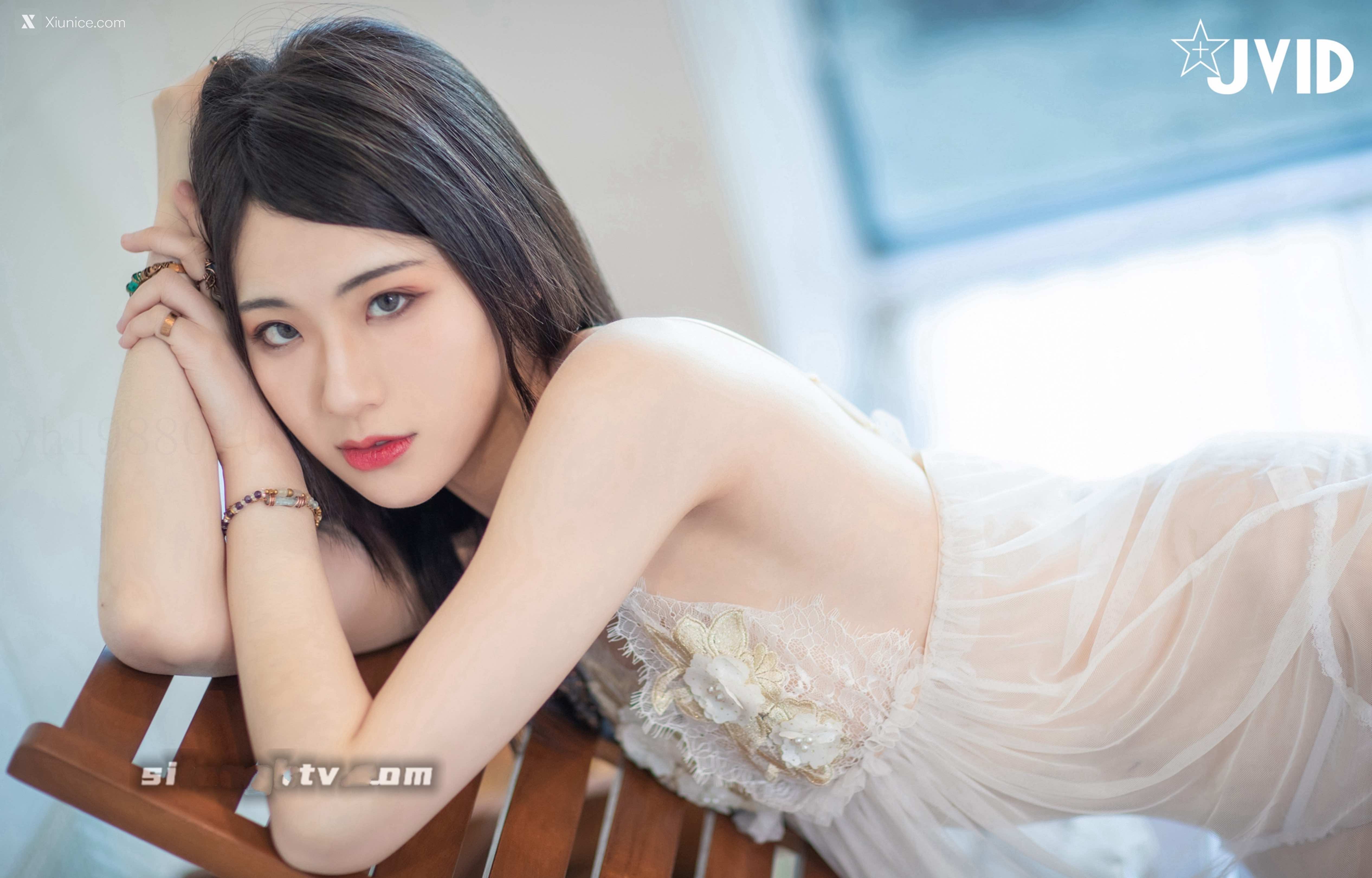 JVID – Ali-White lace pajamas 第61张