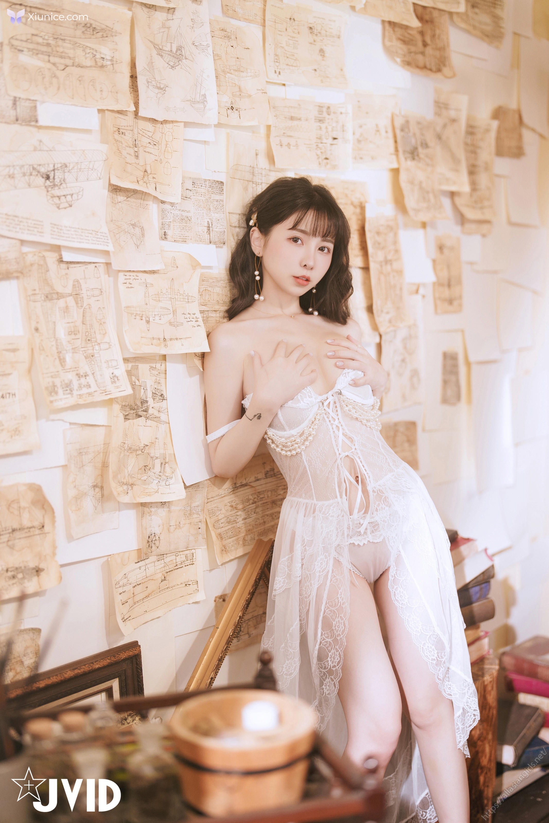 JVID 月台尼Tiny – 新尺度登場初嚐禁果解開情慾底線天然美乳Tiny化身夏娃與你一起纏綿 第77张