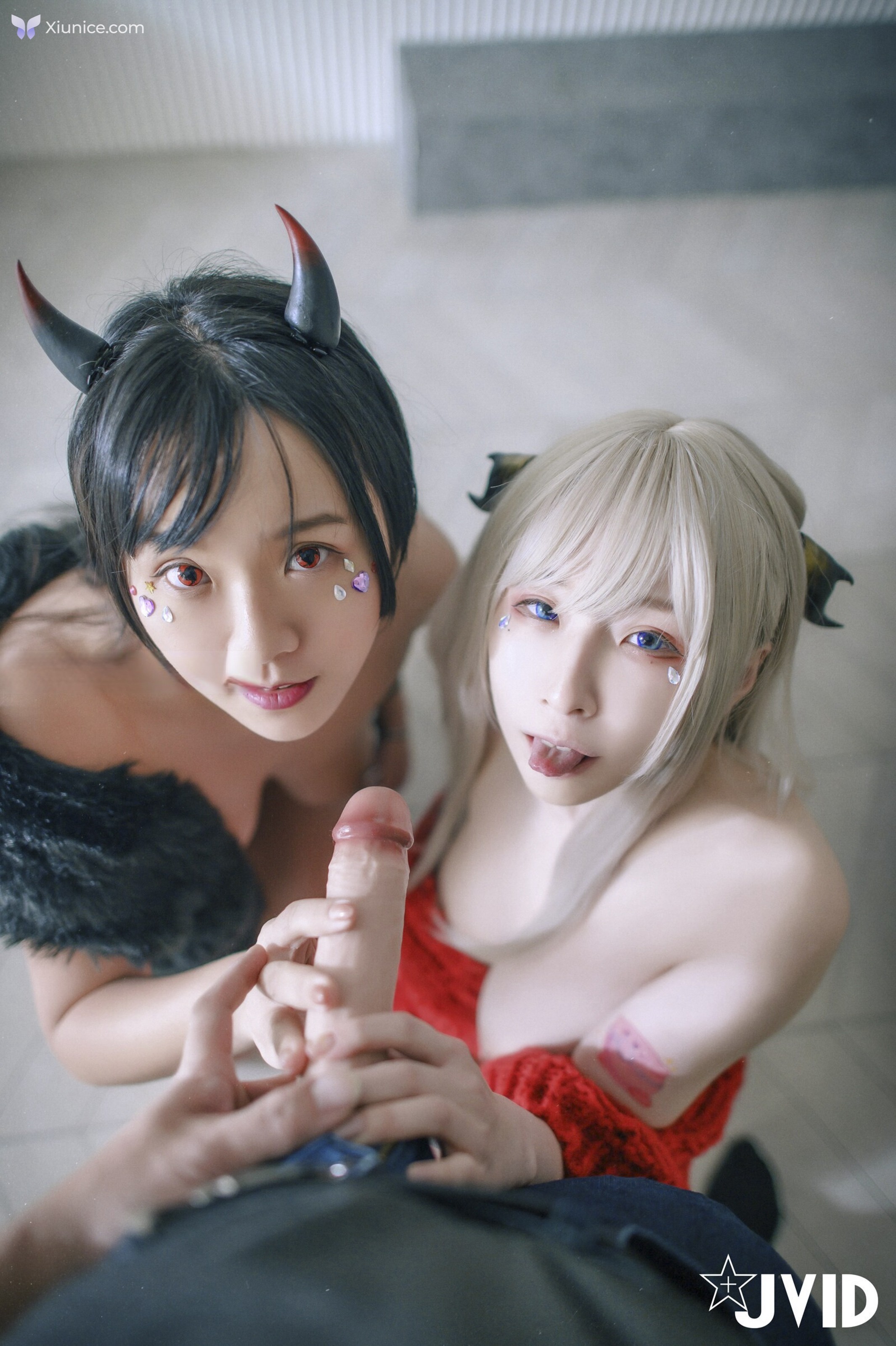 JVID 黎菲儿 宝七 – 暗夜魅魔人间取精 巨根初体验 硕大酥乳汹涌澎湃 第50张