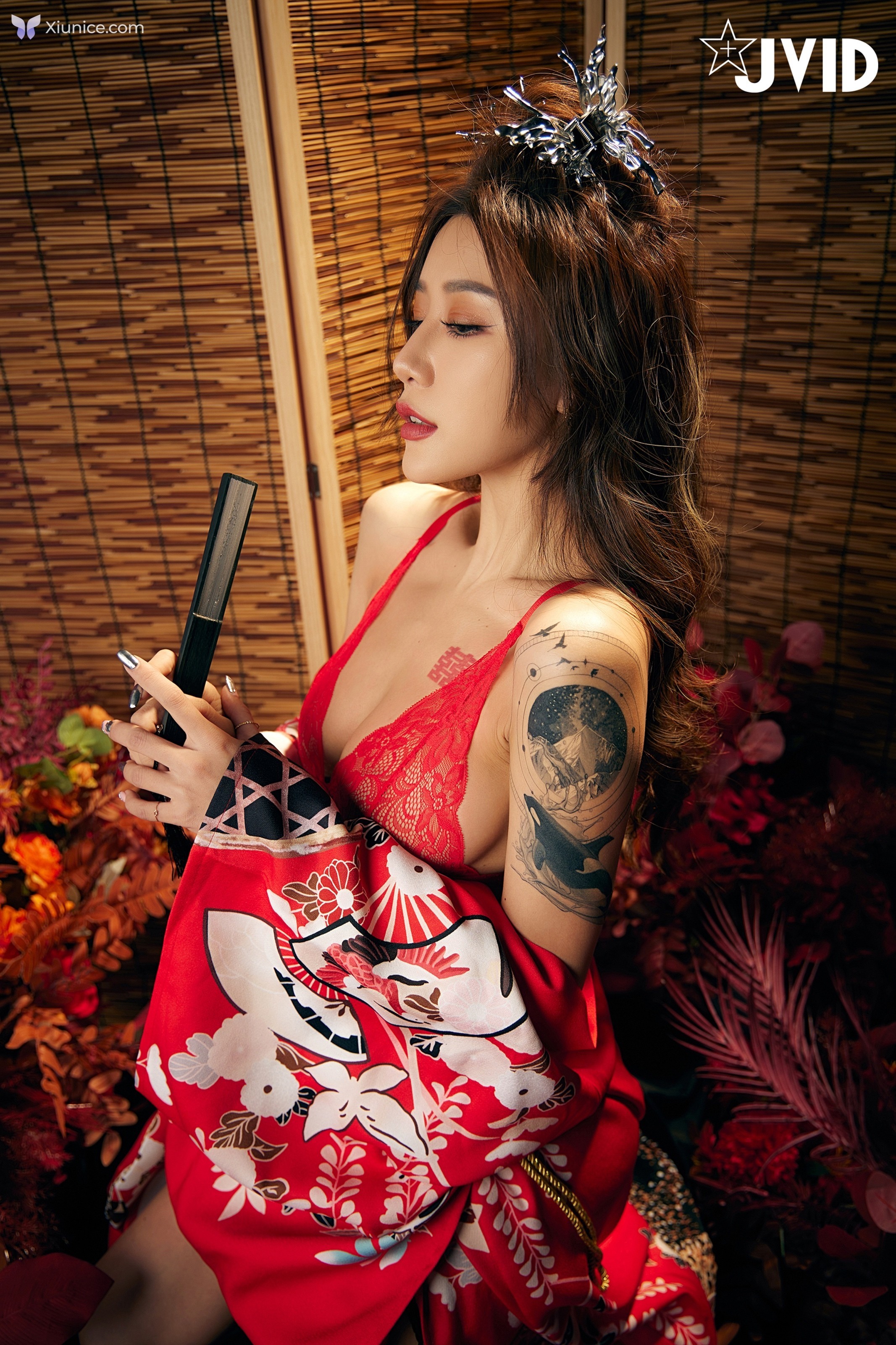 JVID Lara 雙囍 – 聖上寵幸首選傾國傾城囍媚娘 婀娜多姿 酥胸外露 第89张