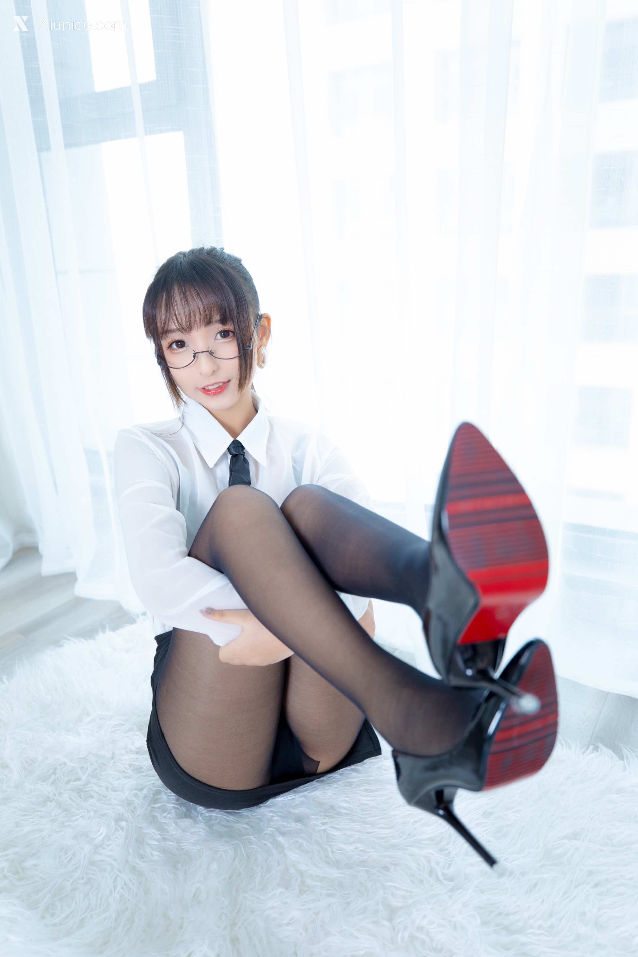 Coser@神楽坂真冬 Vol.055 电子相册-白色办公室《ホワイトオフィス》 第29张