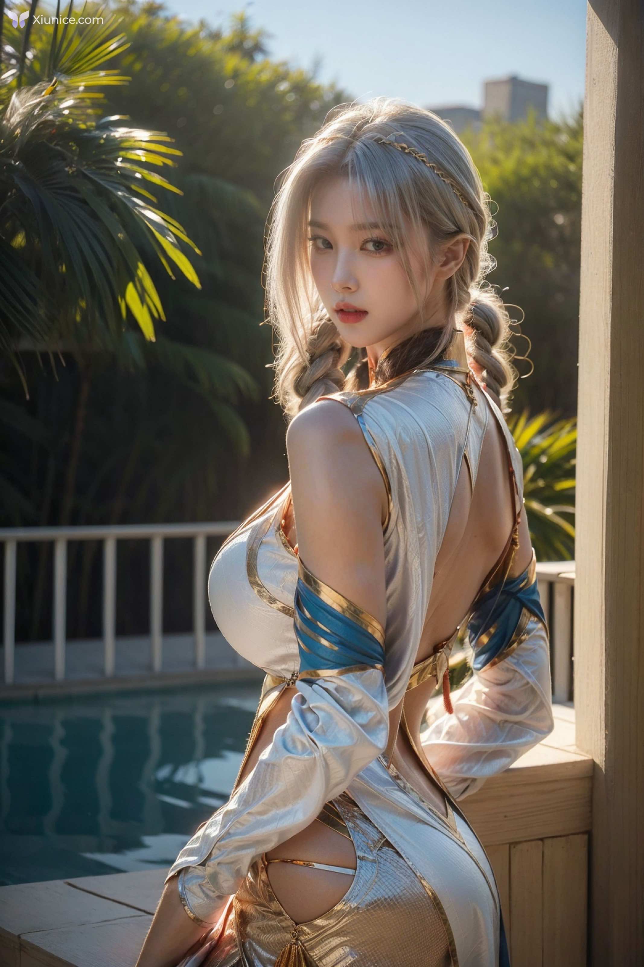 AI Girl 拟实画风-姐姐的剑灵COS 第74张