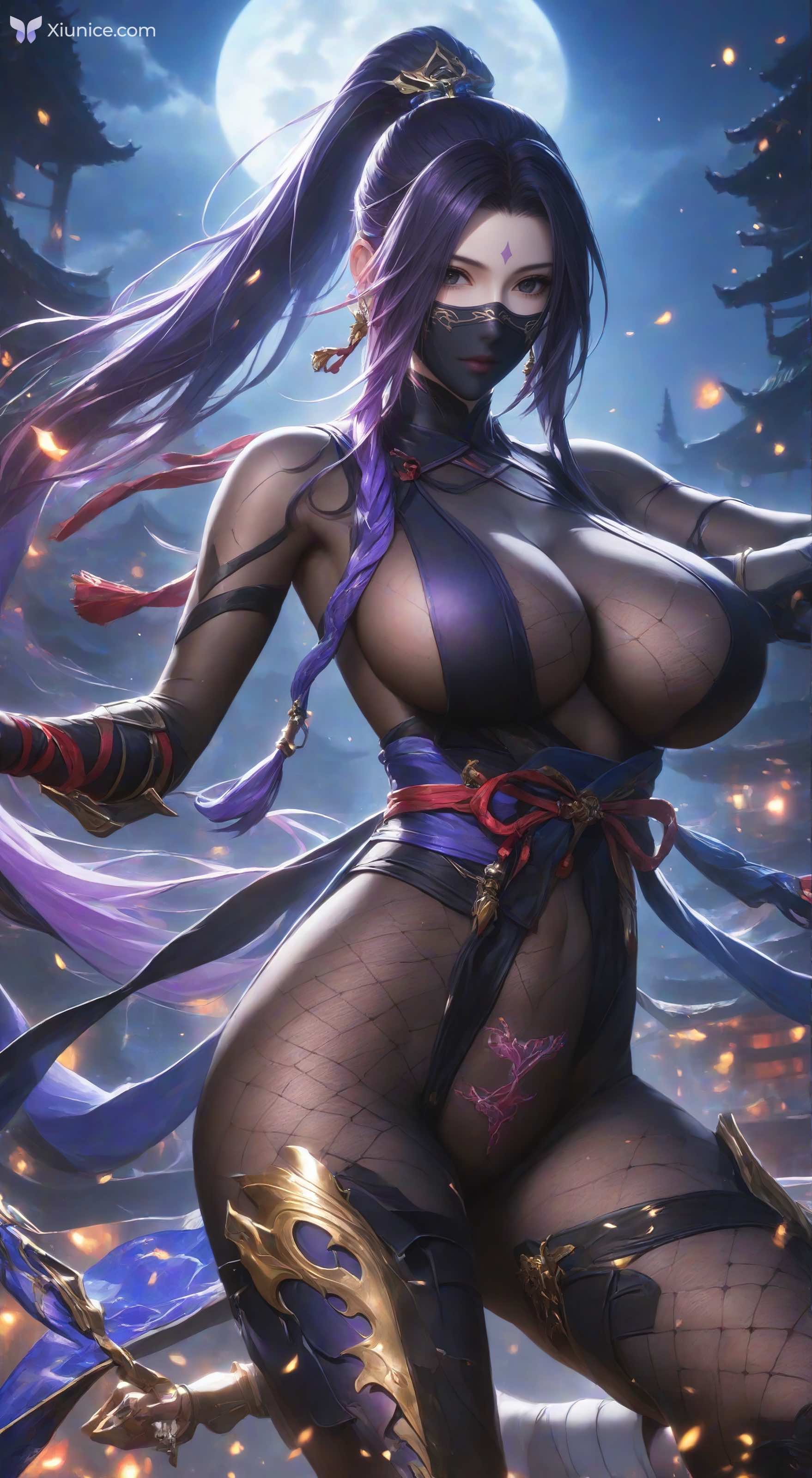 AI Girl 女忍者墨迹 第34张