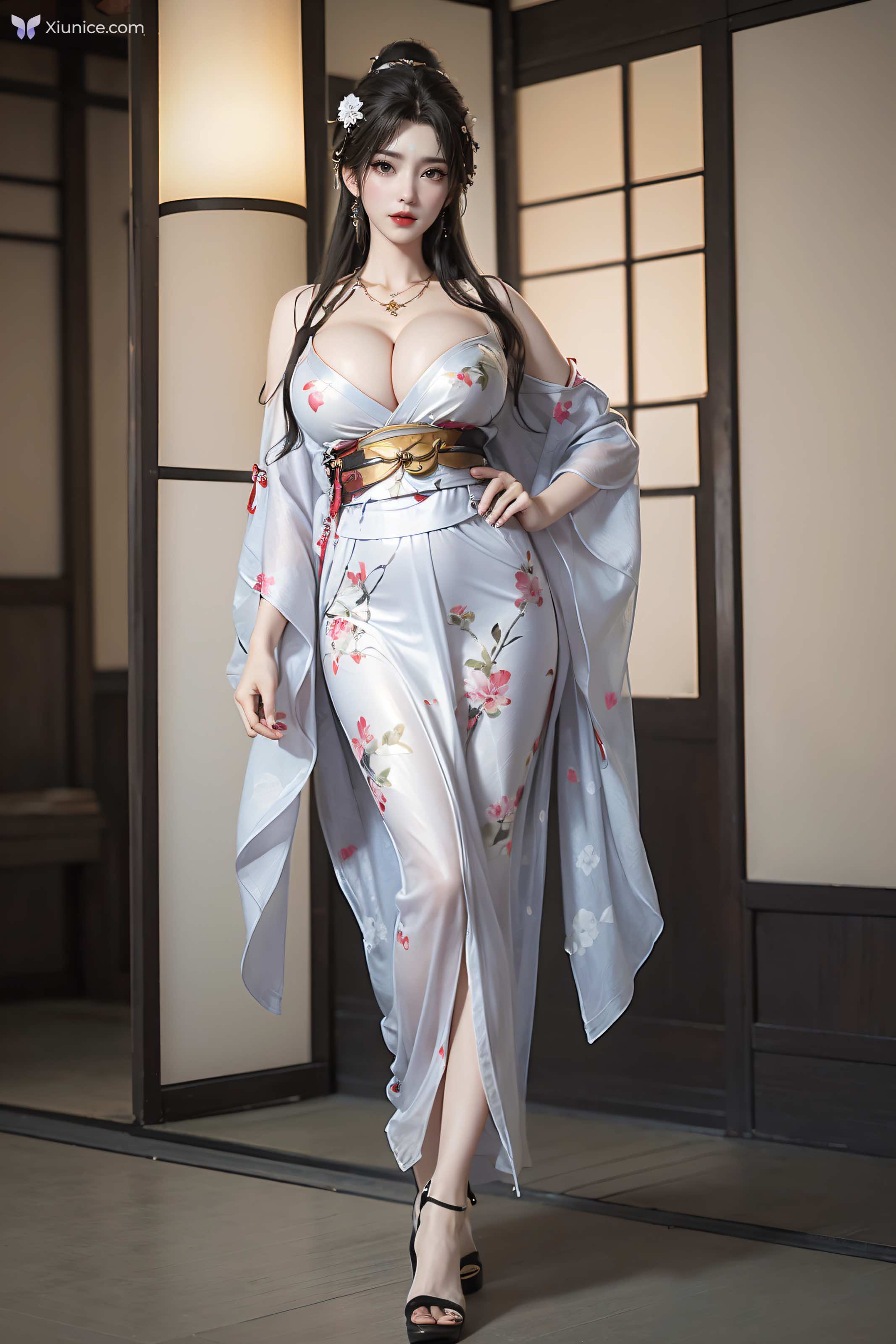 AI Girl 完美世界-清漪 和服吊带 第50张