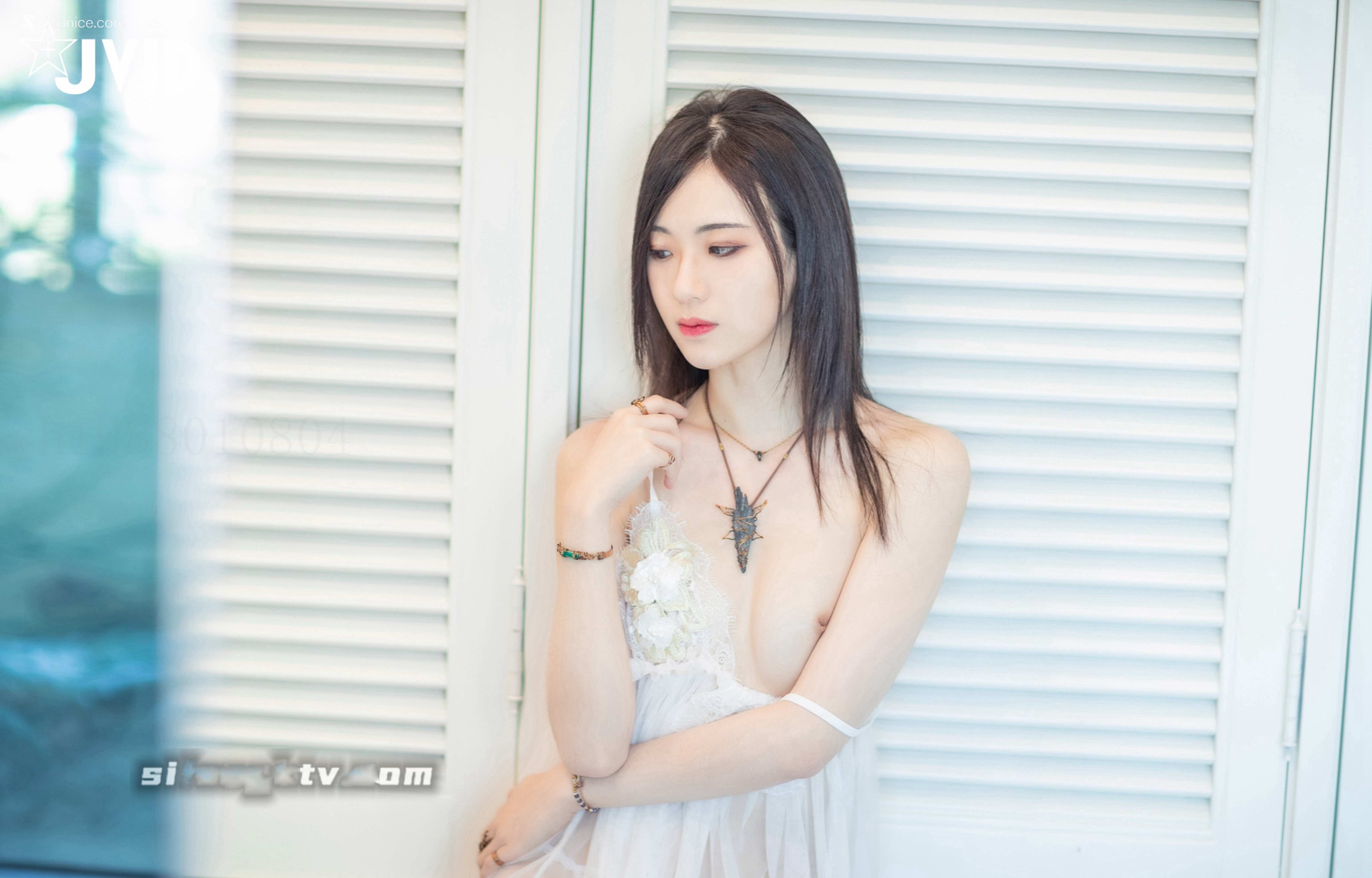 JVID – Ali-White lace pajamas 第100张