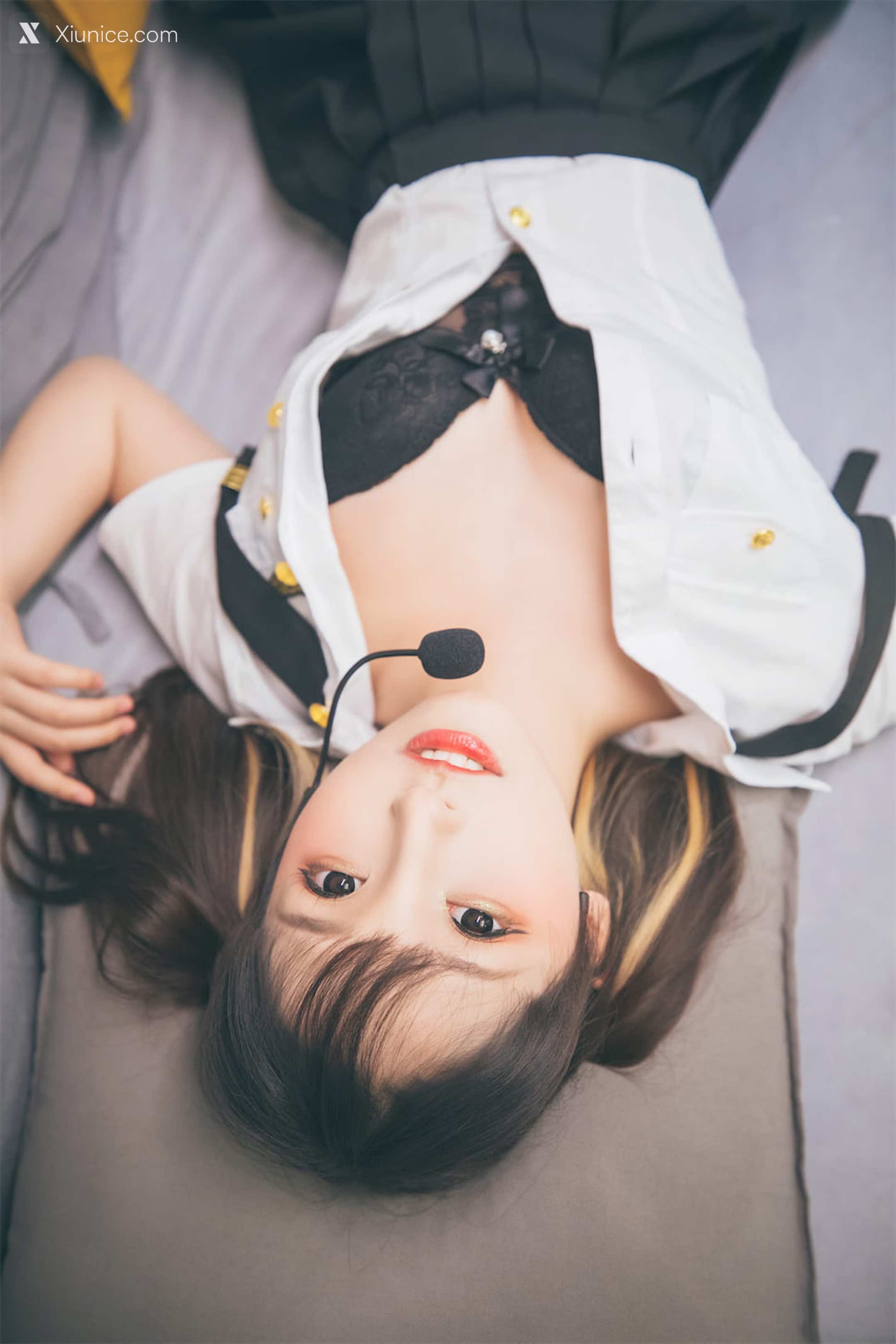Coser@神楽坂真冬 Vol.081 绝对企画-黑丝皮衣《お帰りなさい、指揮官》 第75张