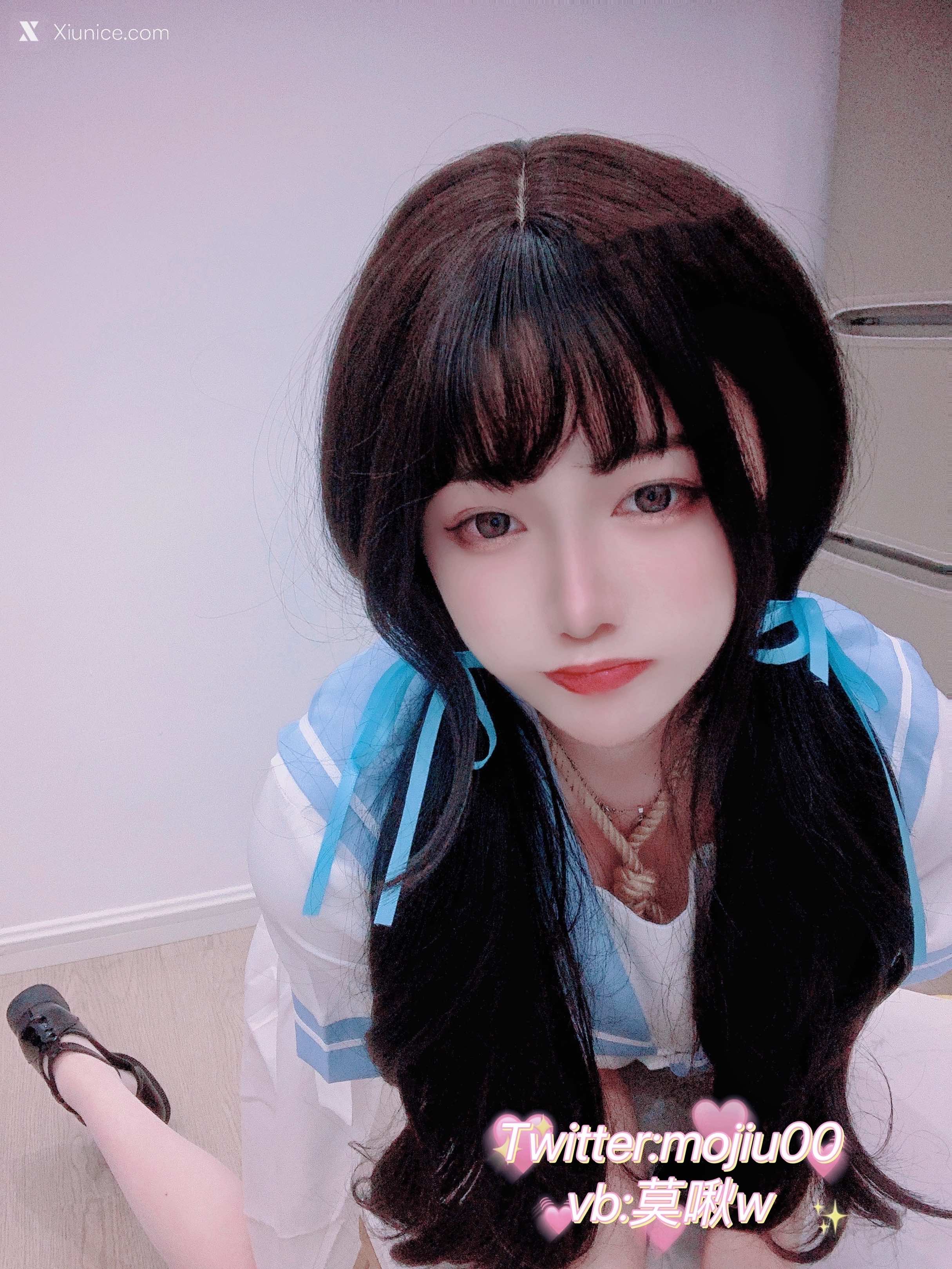 Coser@小青茗 反差美少女诱惑白丝JK 第37张