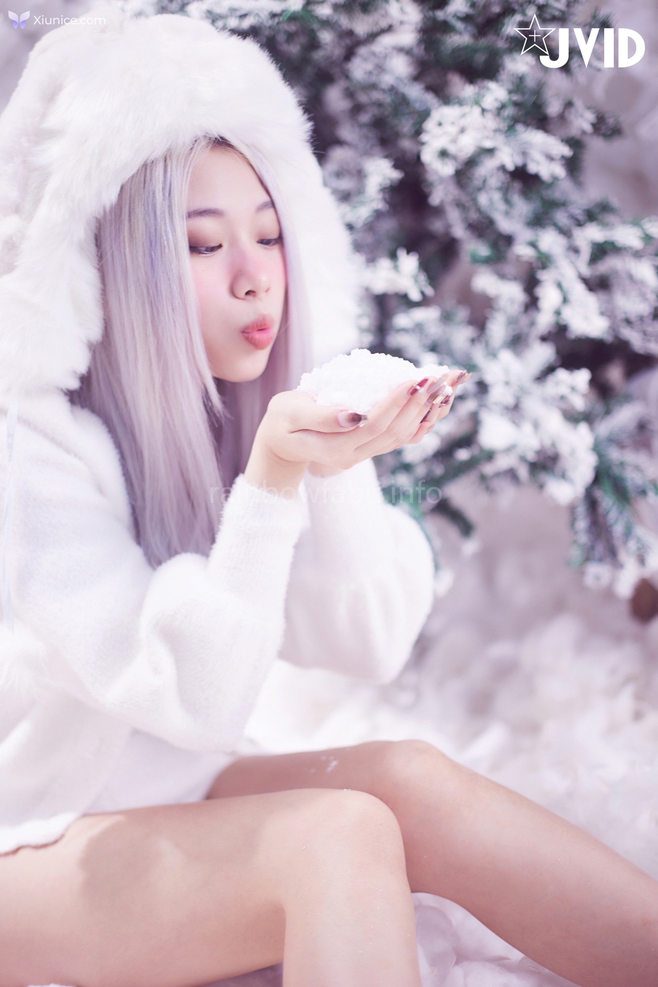 JVID Verna – 性感的愛死寂寞人雪女Verna陪你度過聖誕寒冬 第112张