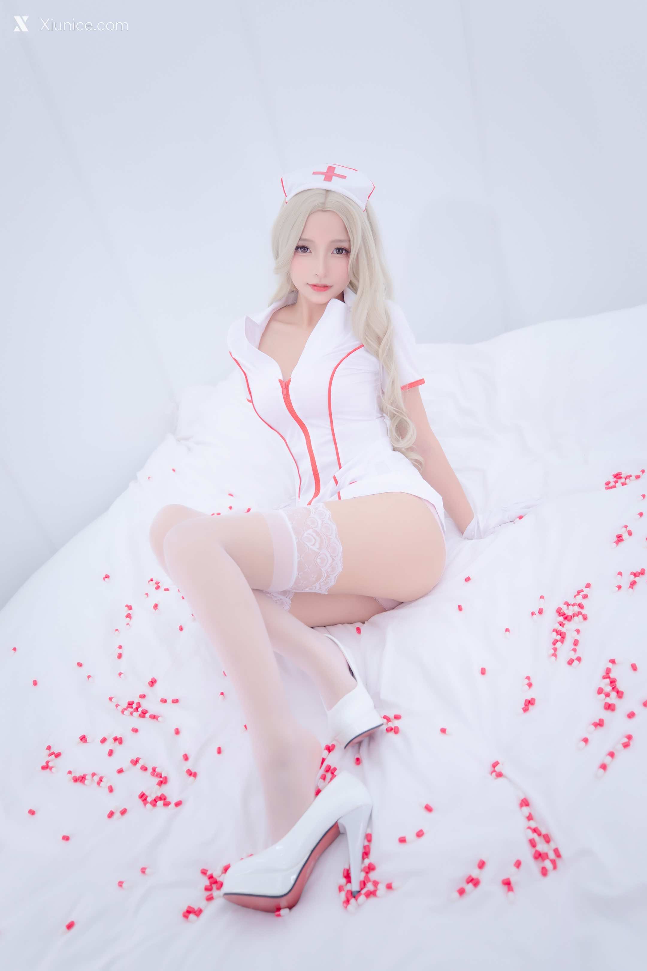 Coser@神楽坂真冬 Vol.084 绝对企画-白丝护士《心身バランス》 第91张