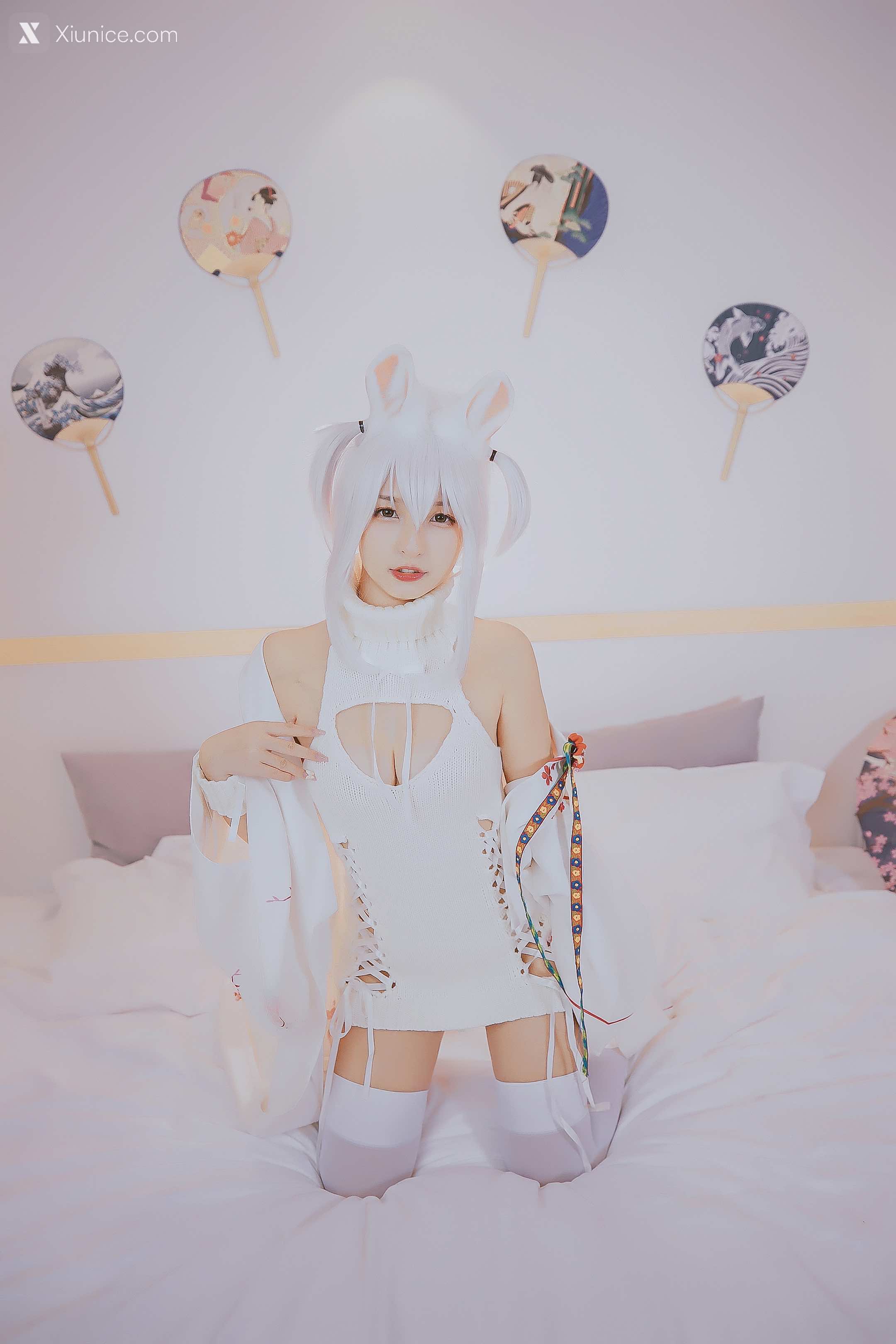 Coser@神楽坂真冬 Vol.034 危険な耳 狼妹&兔娘 第126张