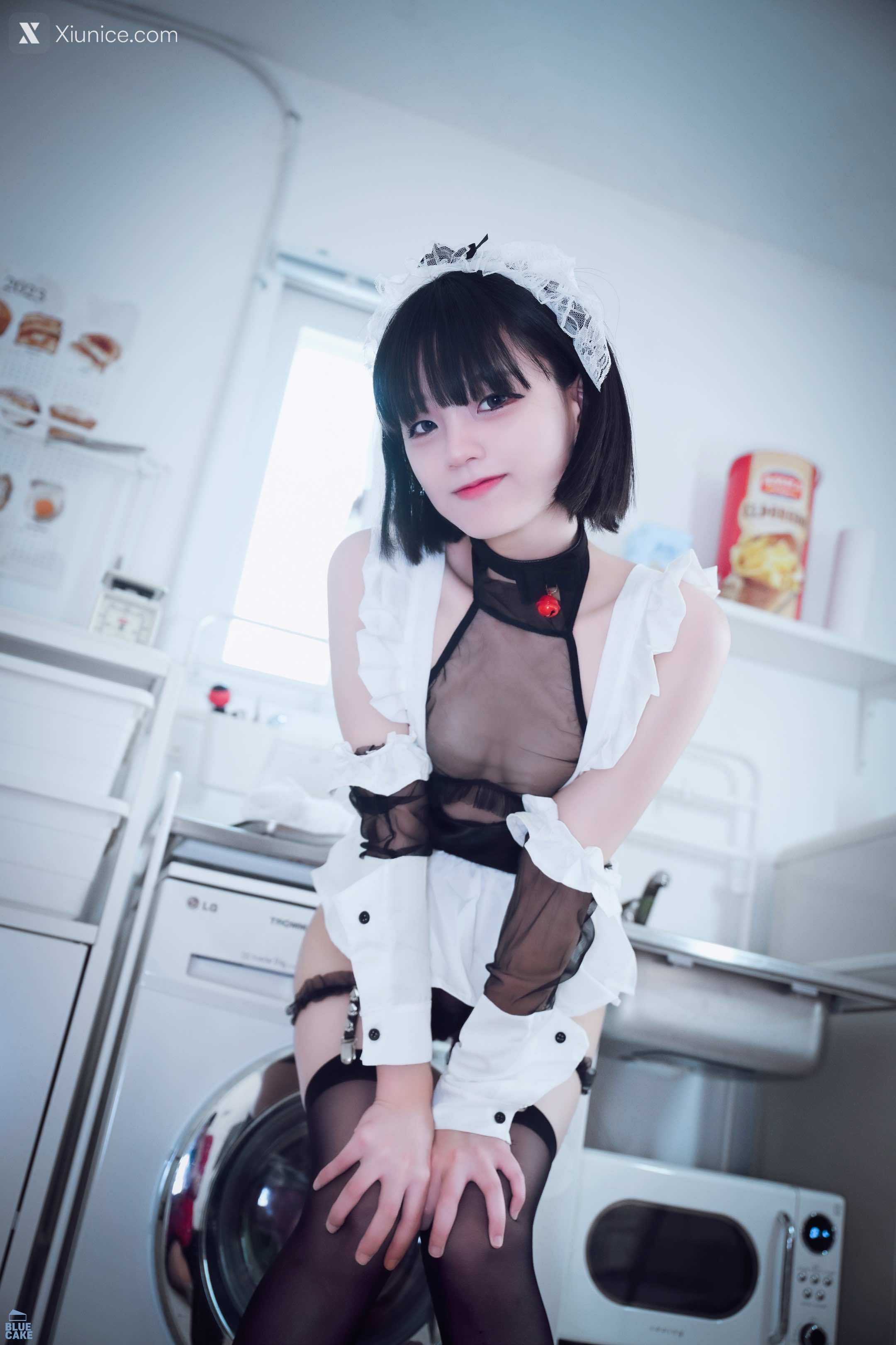 BLUECAKE Jeong Jenny (정제니) – Maid Cosplay 第60张
