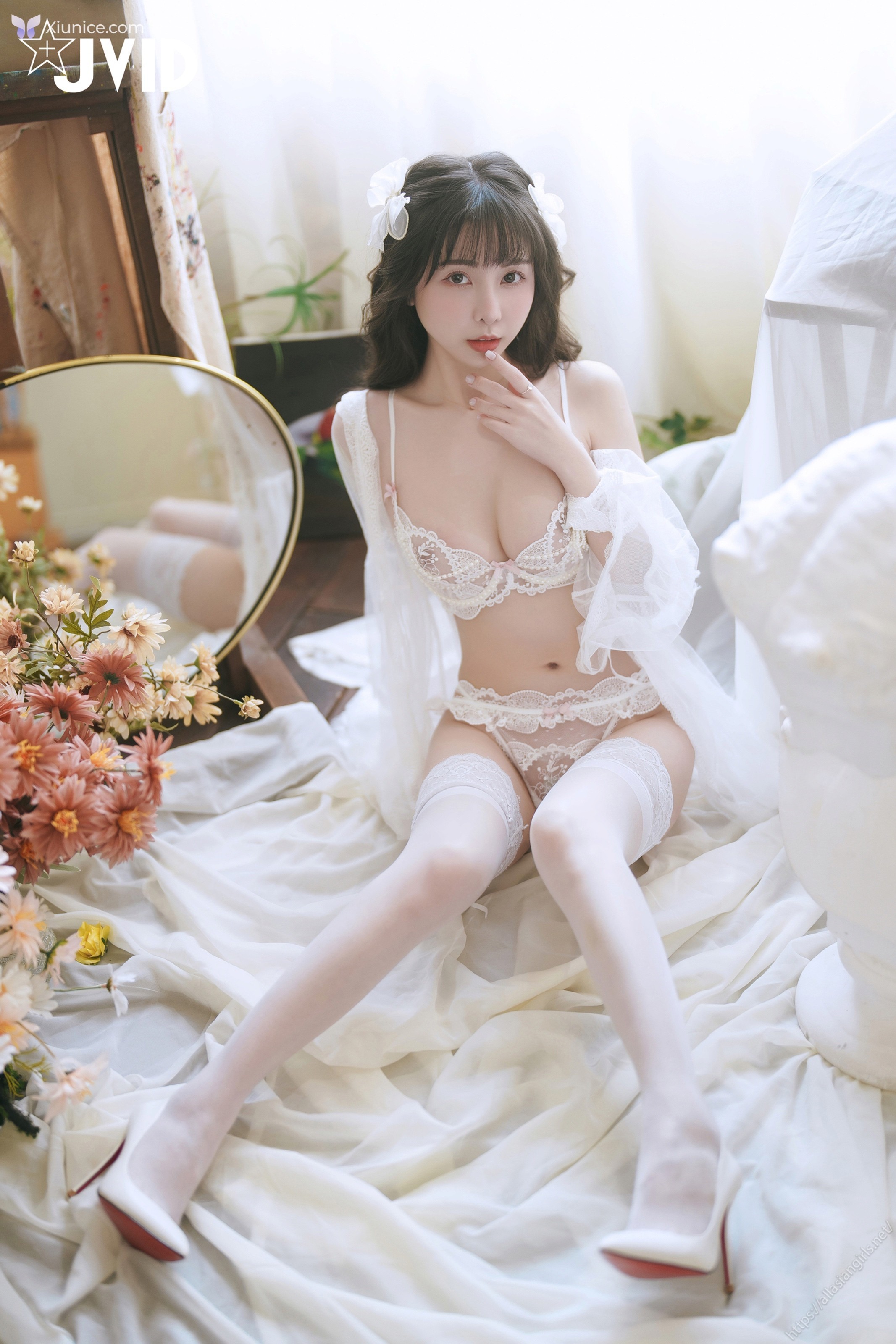 JVID 月台尼Tiny – 新尺度登場初嚐禁果解開情慾底線天然美乳Tiny化身夏娃與你一起纏綿 第14张