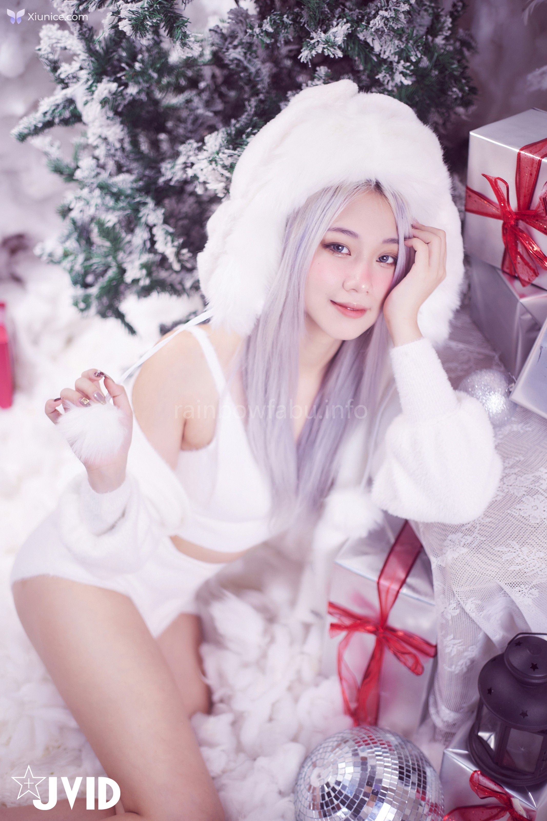 JVID Verna – 性感的愛死寂寞人雪女Verna陪你度過聖誕寒冬 第6张