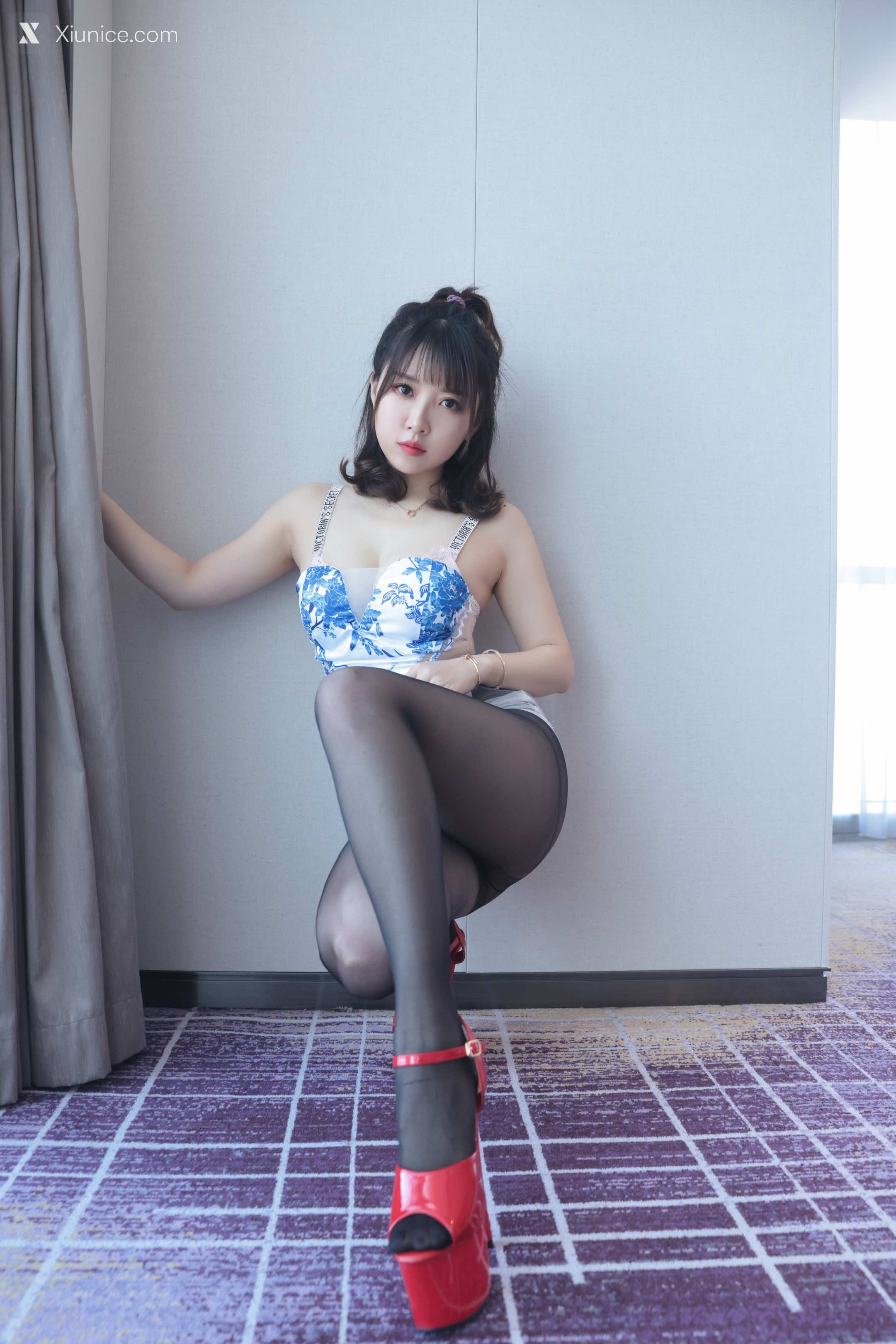 Coser@小女巫露娜 青花瓷旗袍 第23张