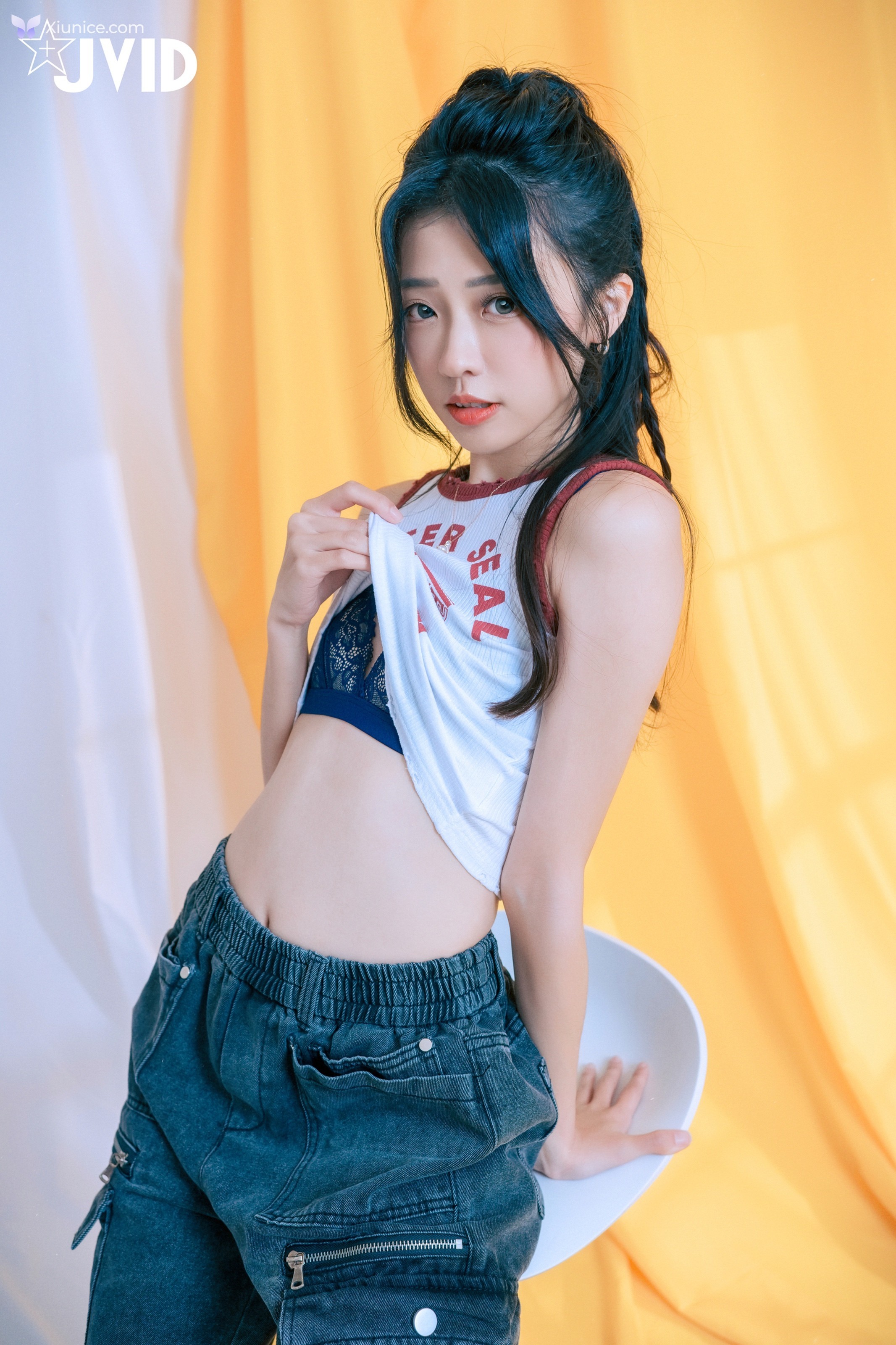 JVID 妍妍 Angel – 網拍模特兒の淺規則妍妍遭射淫師脅迫脫衣強拍裸照配合度太高反而引起射淫師邪念 第161张