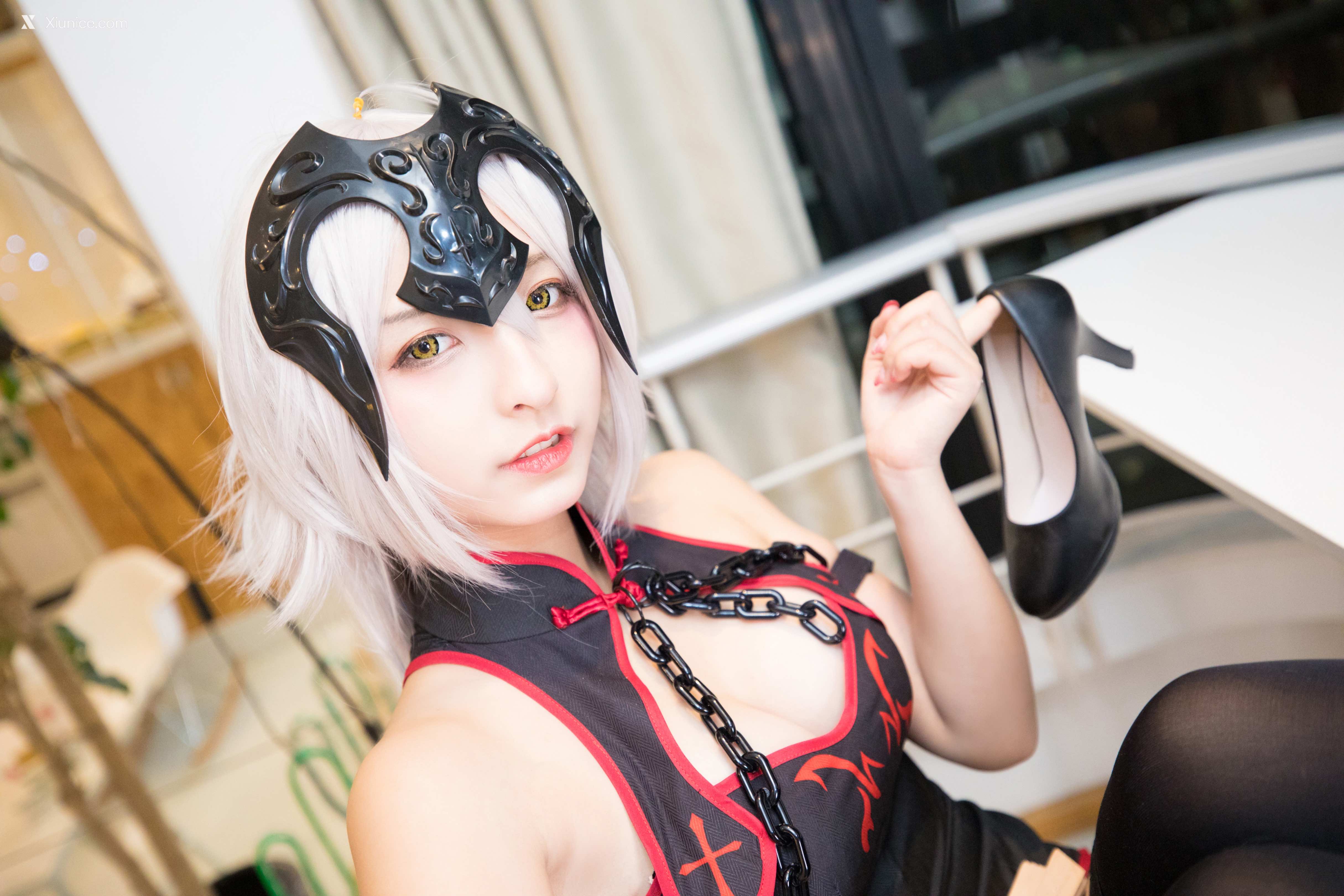 Coser@神楽坂真冬 Vol.037 电子相册-旗袍黑贞 第62张
