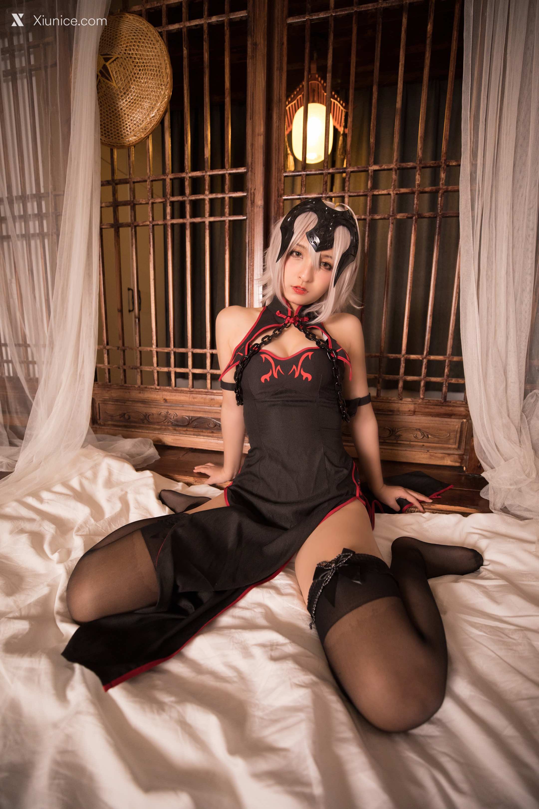 Coser@神楽坂真冬 Vol.037 电子相册-旗袍黑贞 第17张