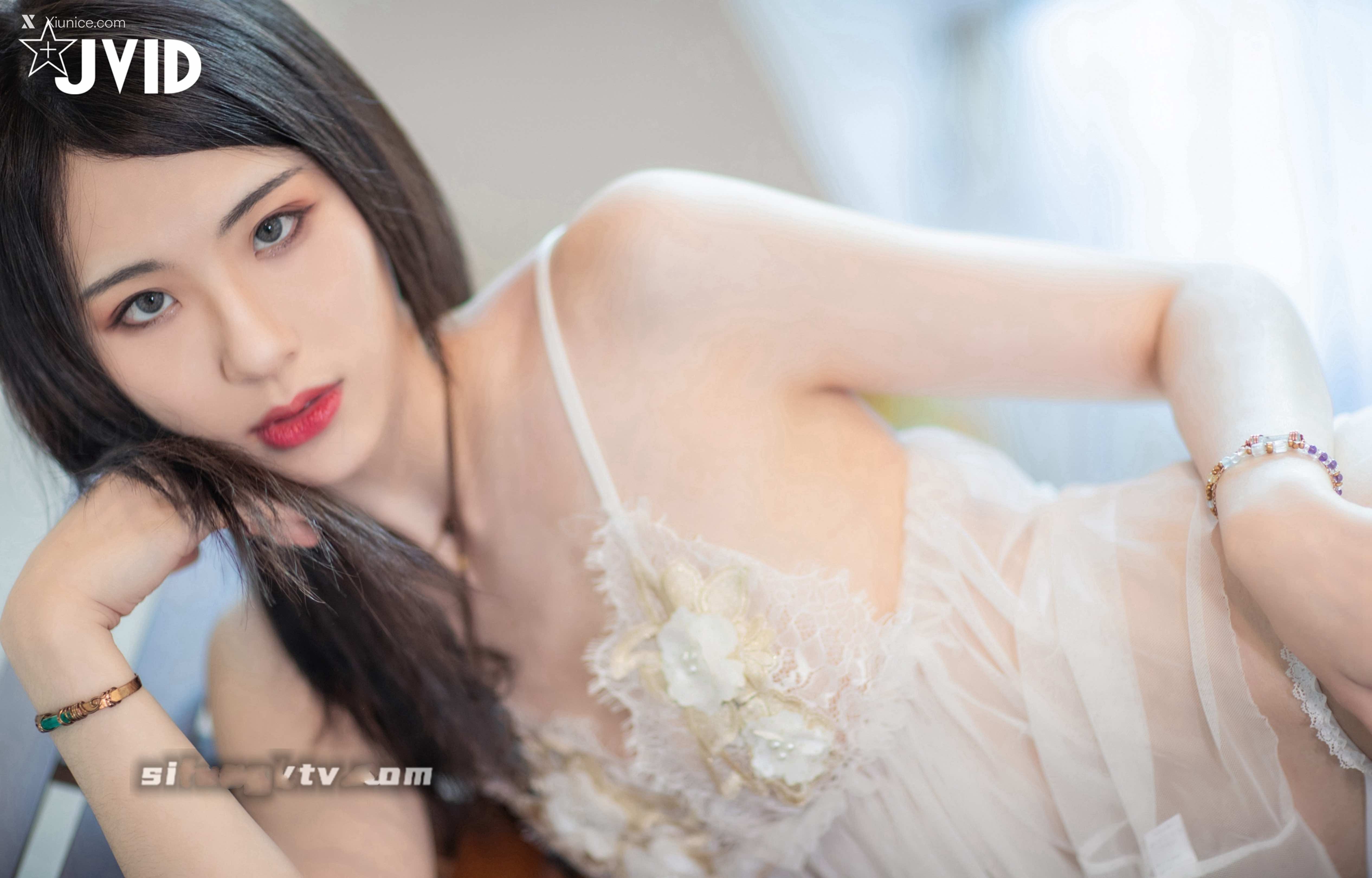 JVID – Ali-White lace pajamas 第82张
