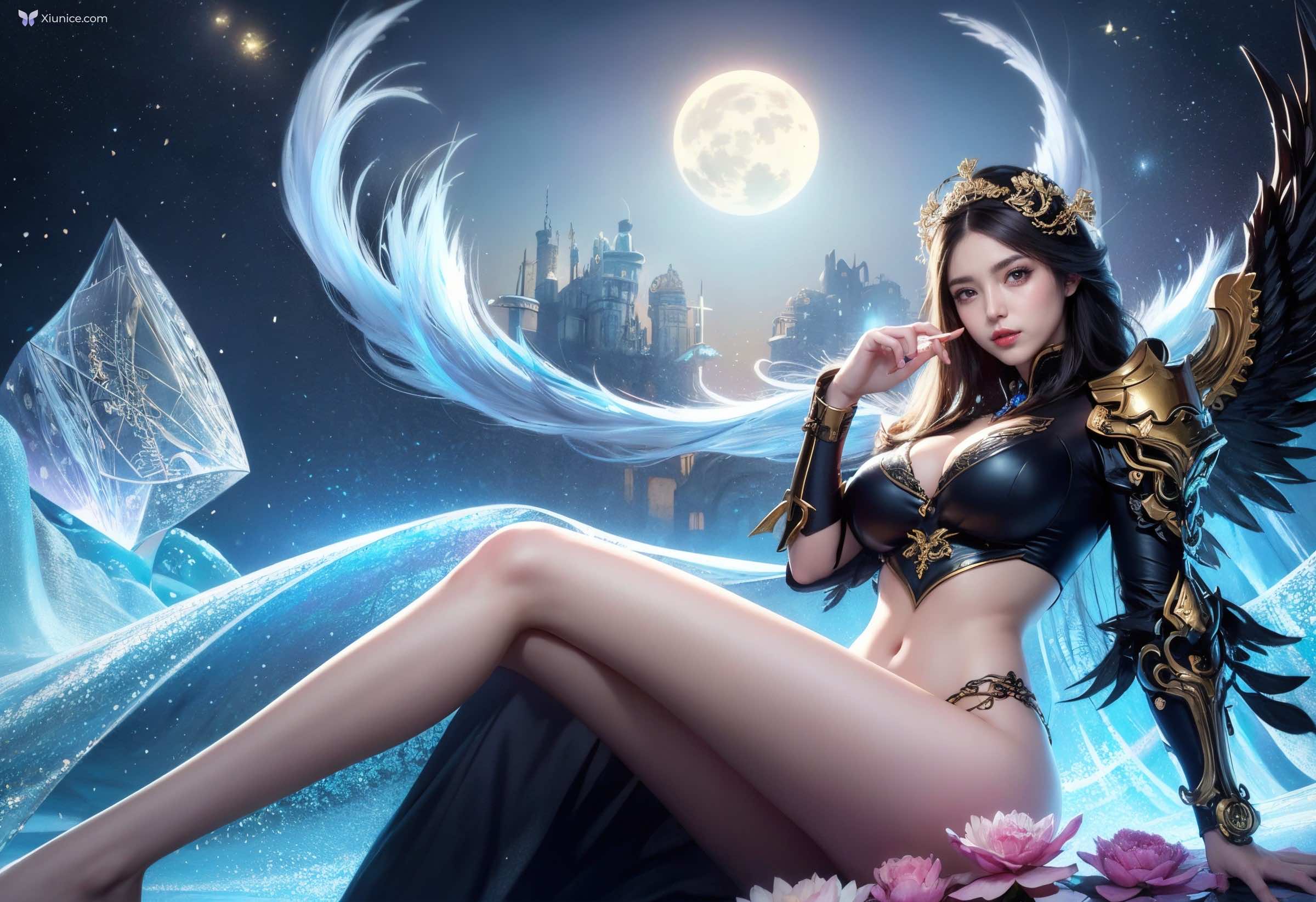 AI Girl 剑灵风格墨迹 第55张