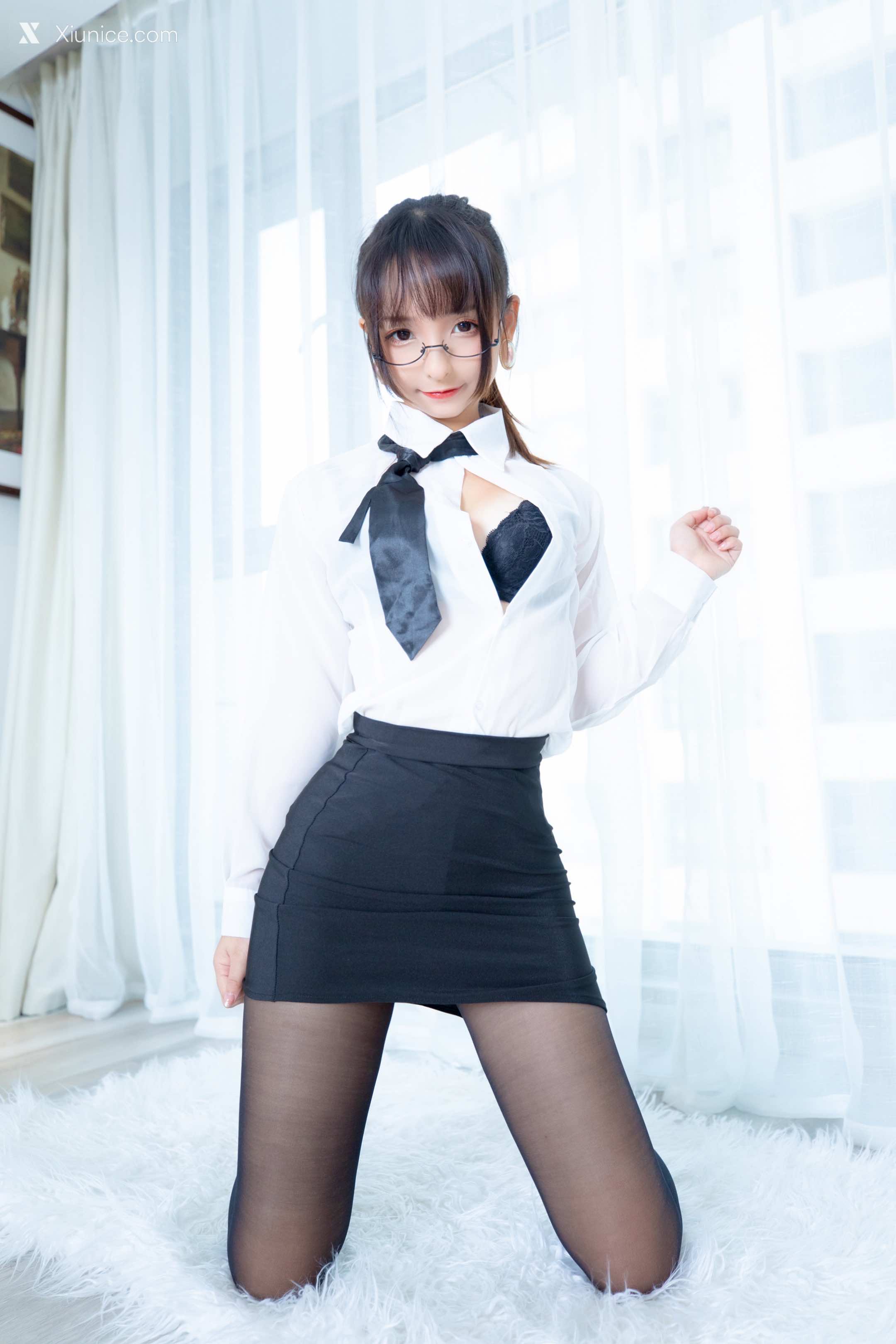 Coser@神楽坂真冬 Vol.029 白色办公室 ホワイトオフィス 第65张