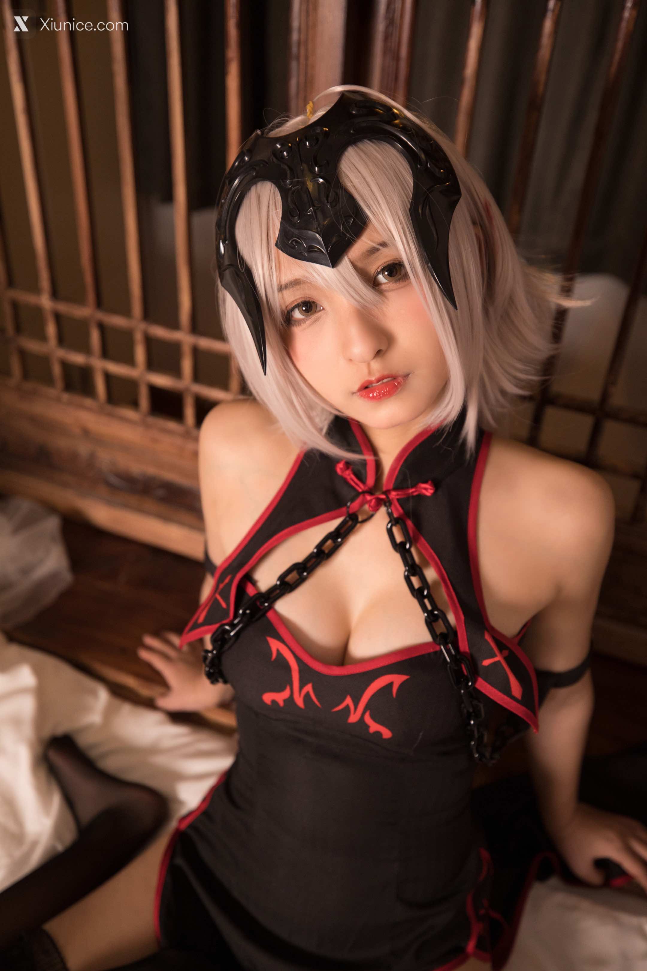 Coser@神楽坂真冬 Vol.037 电子相册-旗袍黑贞 第18张