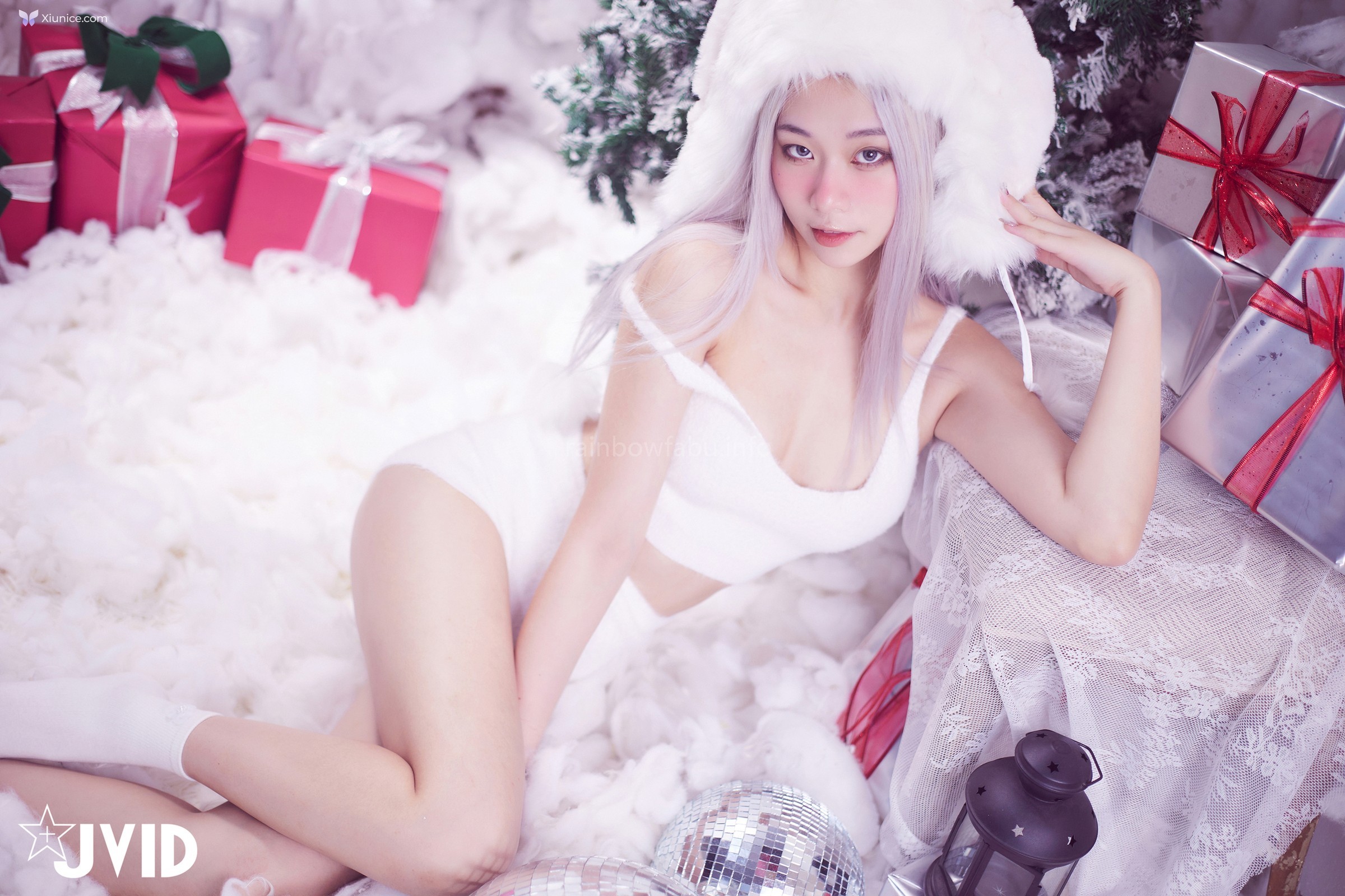 JVID Verna – 性感的愛死寂寞人雪女Verna陪你度過聖誕寒冬 第44张