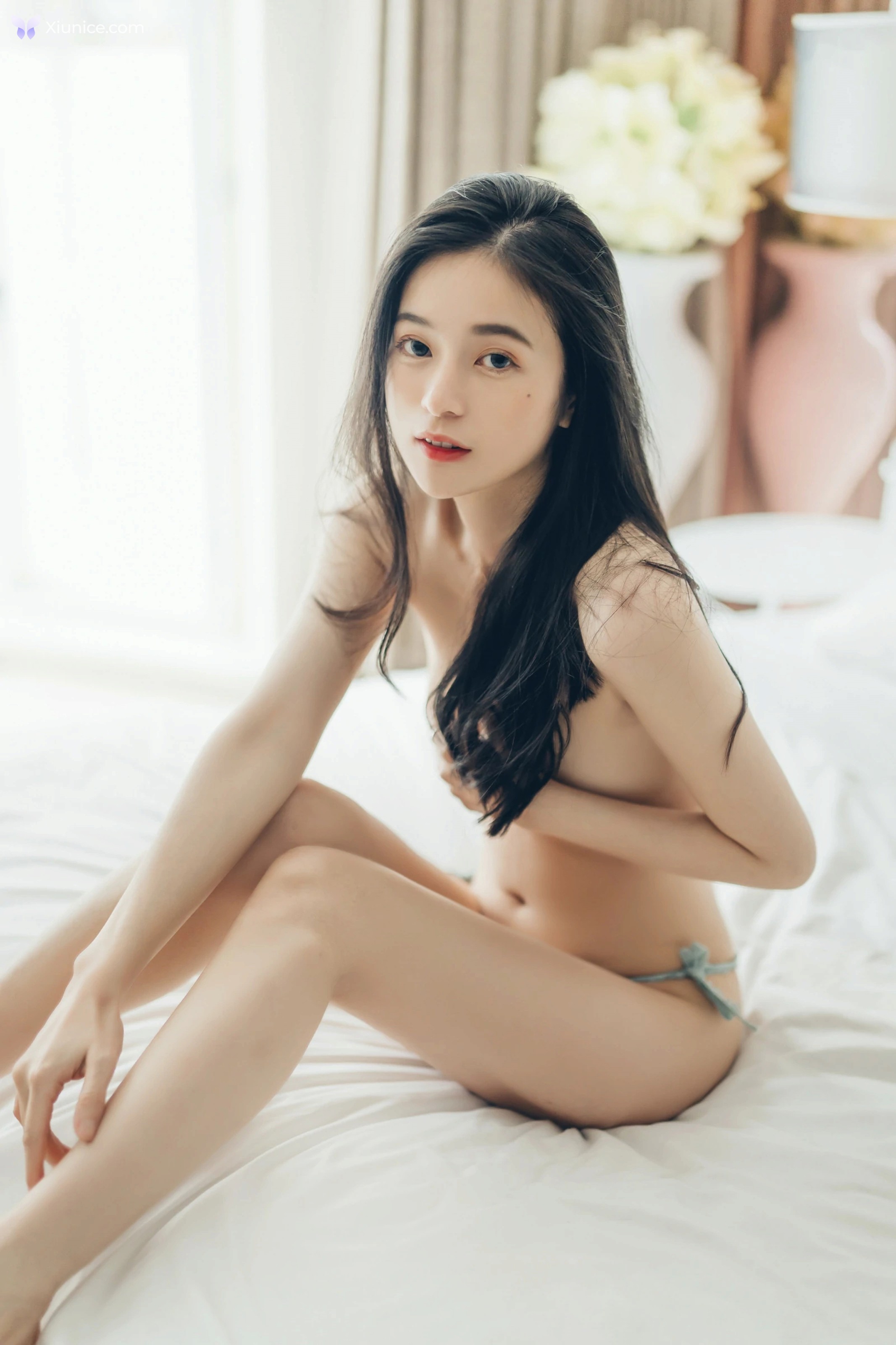 JVID 辰辰 – 透明內褲張開腳比駱駝蹄還更厲害中空小護士兩片式睡衣 第66张