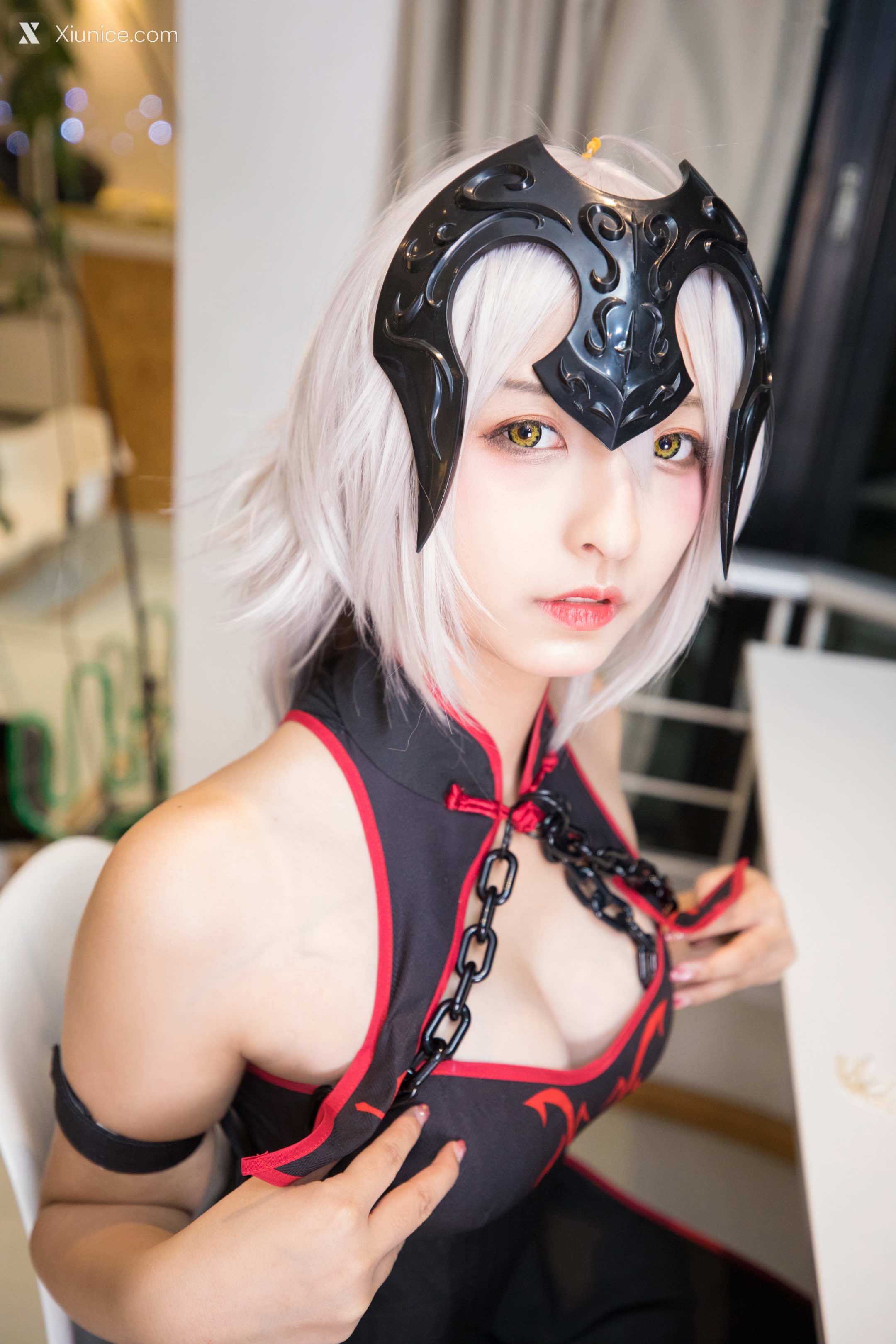Coser@神楽坂真冬 Vol.037 电子相册-旗袍黑贞 第71张