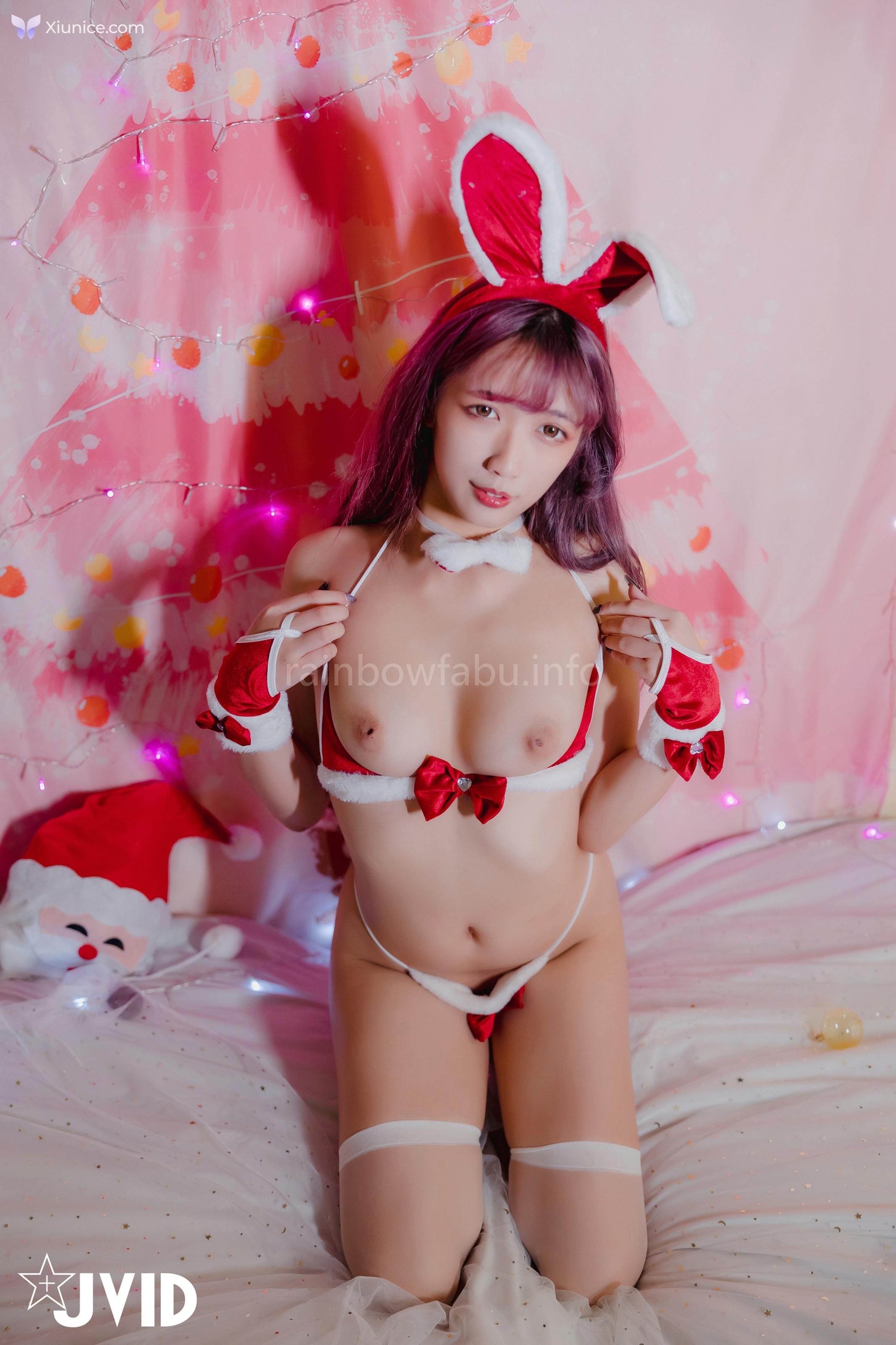 JVID 吳紫欣 – 高挑爆乳妹紫欣 國王聖誕趴全身要脫光 第35张