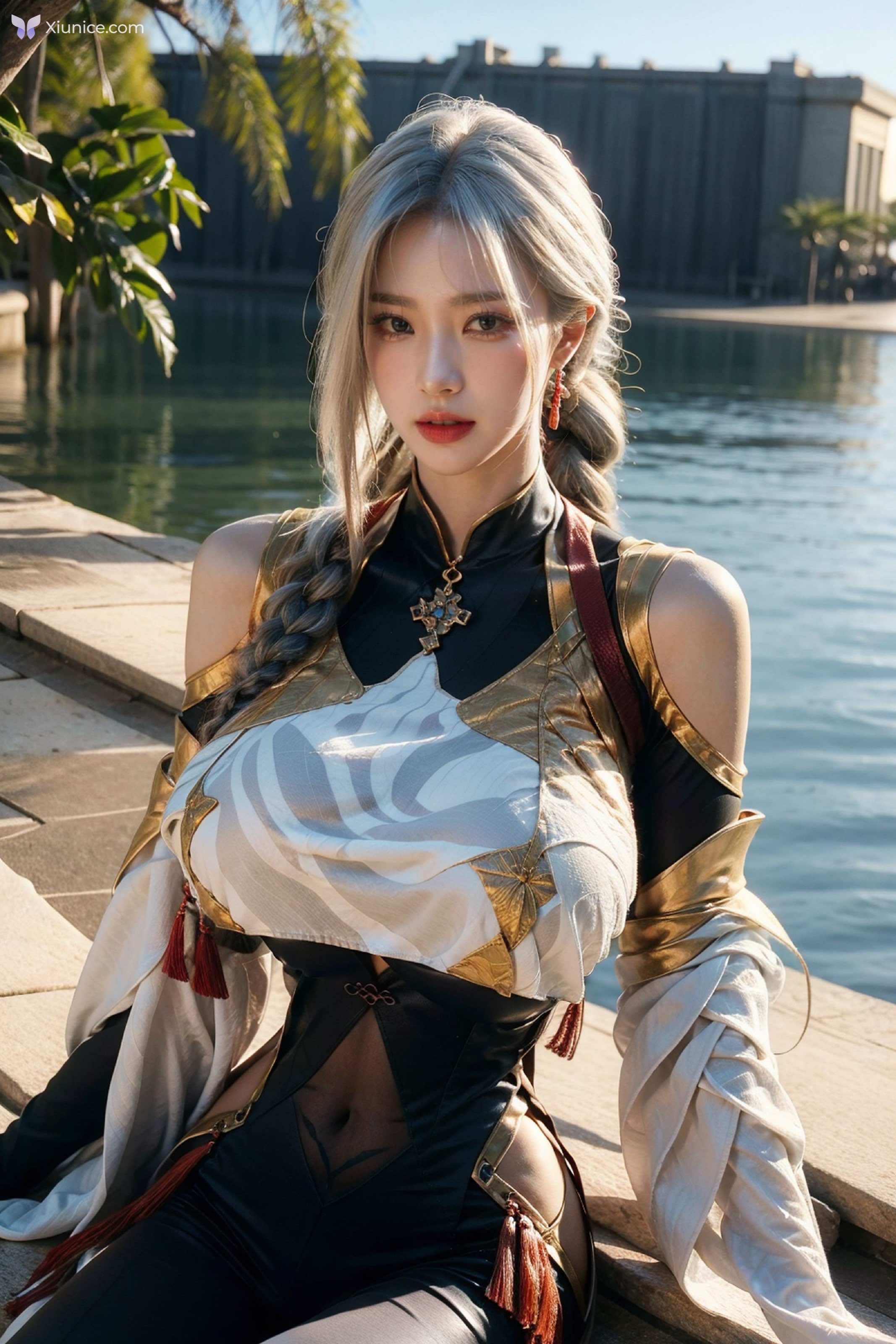 AI Girl 拟实画风-姐姐的剑灵COS 第2张