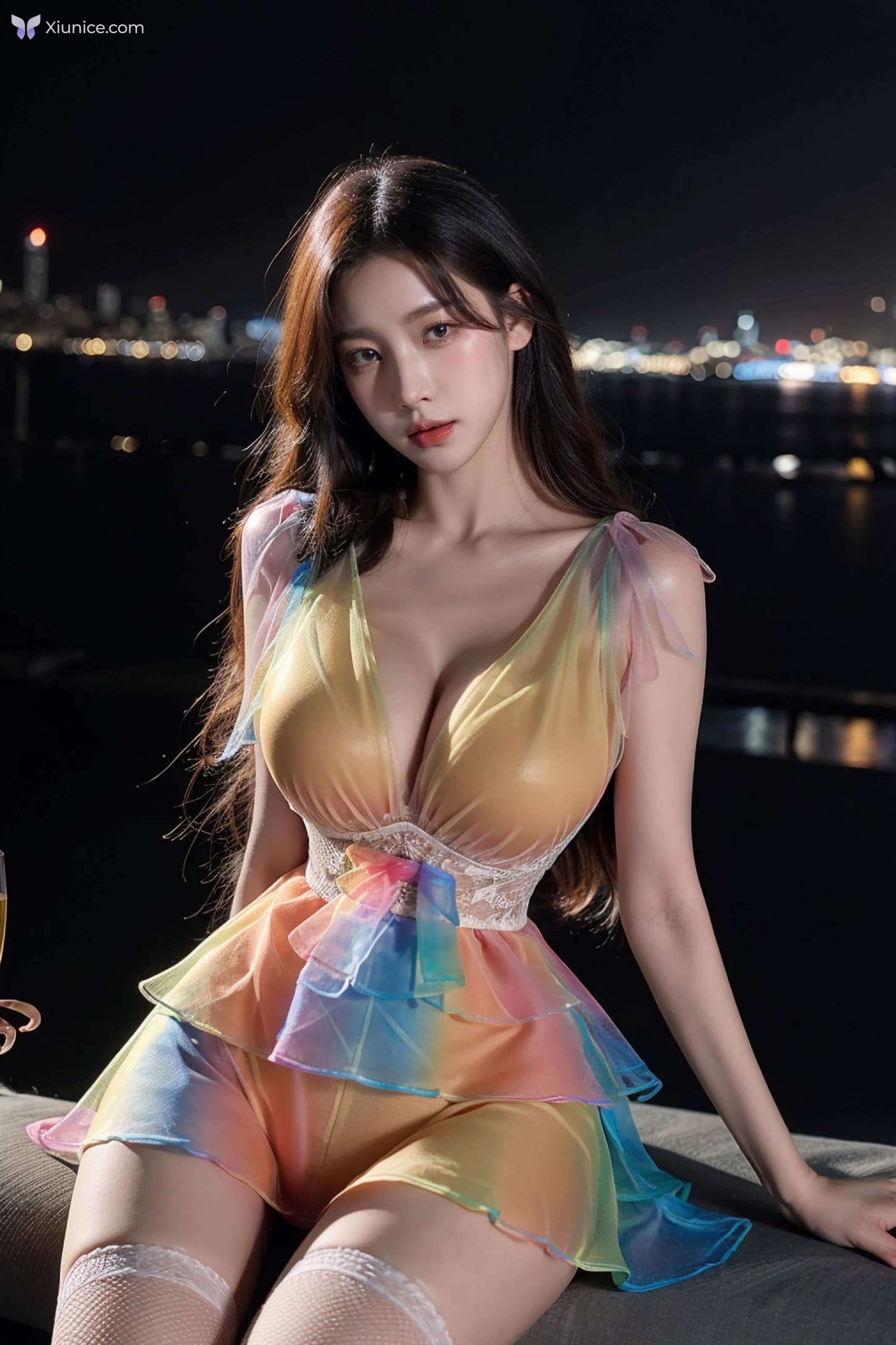 AI Girl 拟实画风-彩虹服 第9张