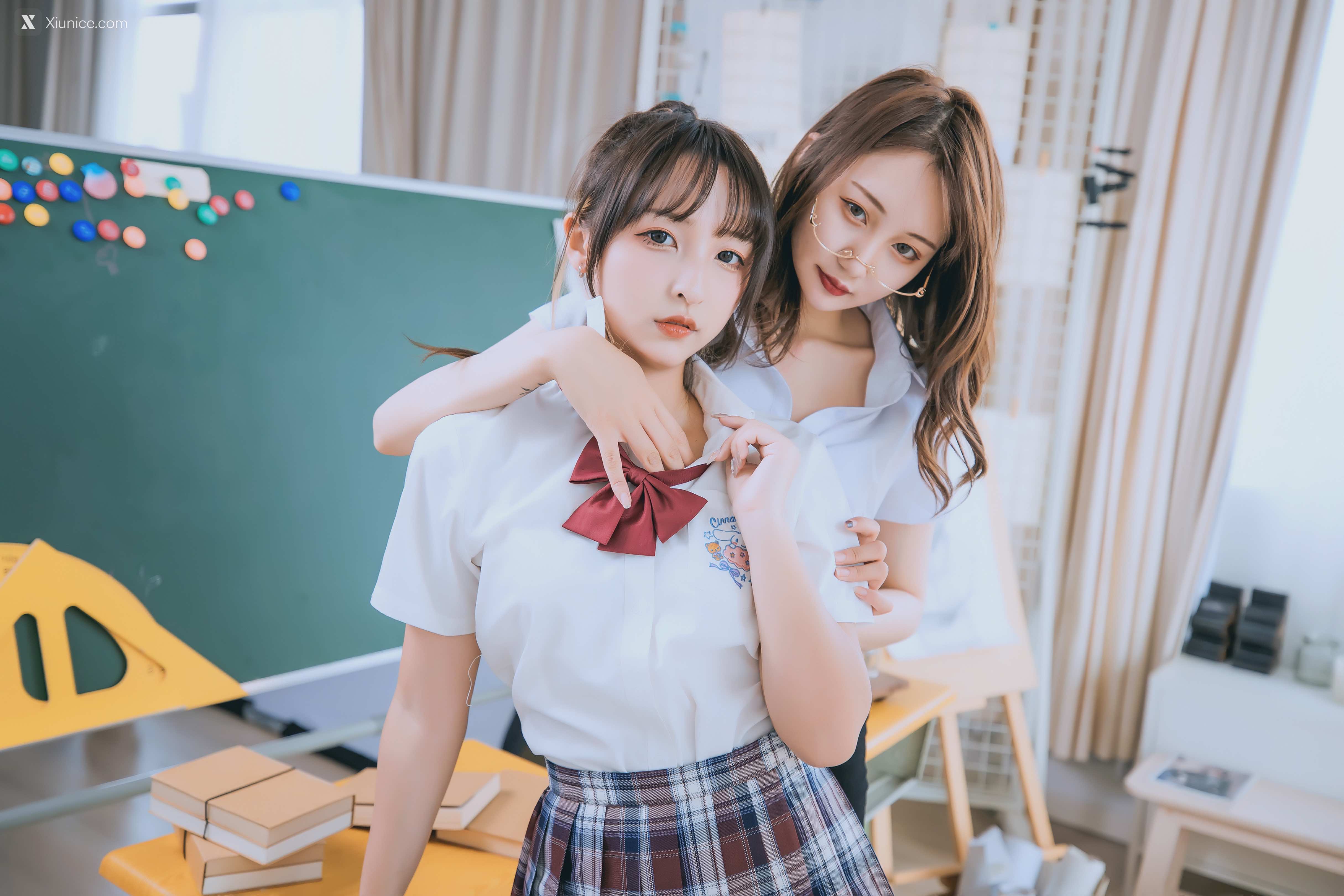 Coser@神楽坂真冬 Vol.059 绝对企画-百合教室《数之歌》 第55张