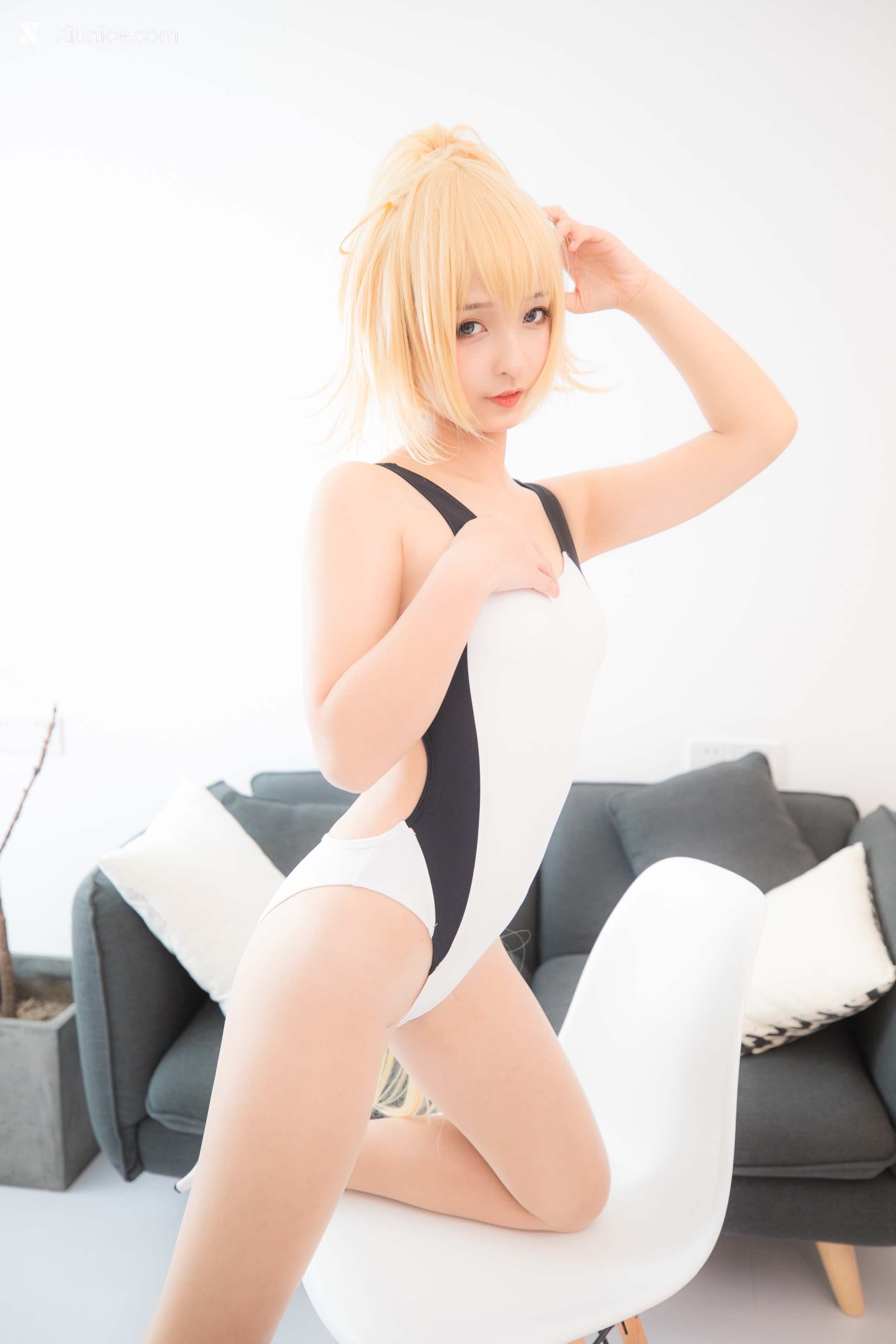Coser@神楽坂真冬 Vol.036 电子相册-白贞德《Swimingthedrea》 第34张