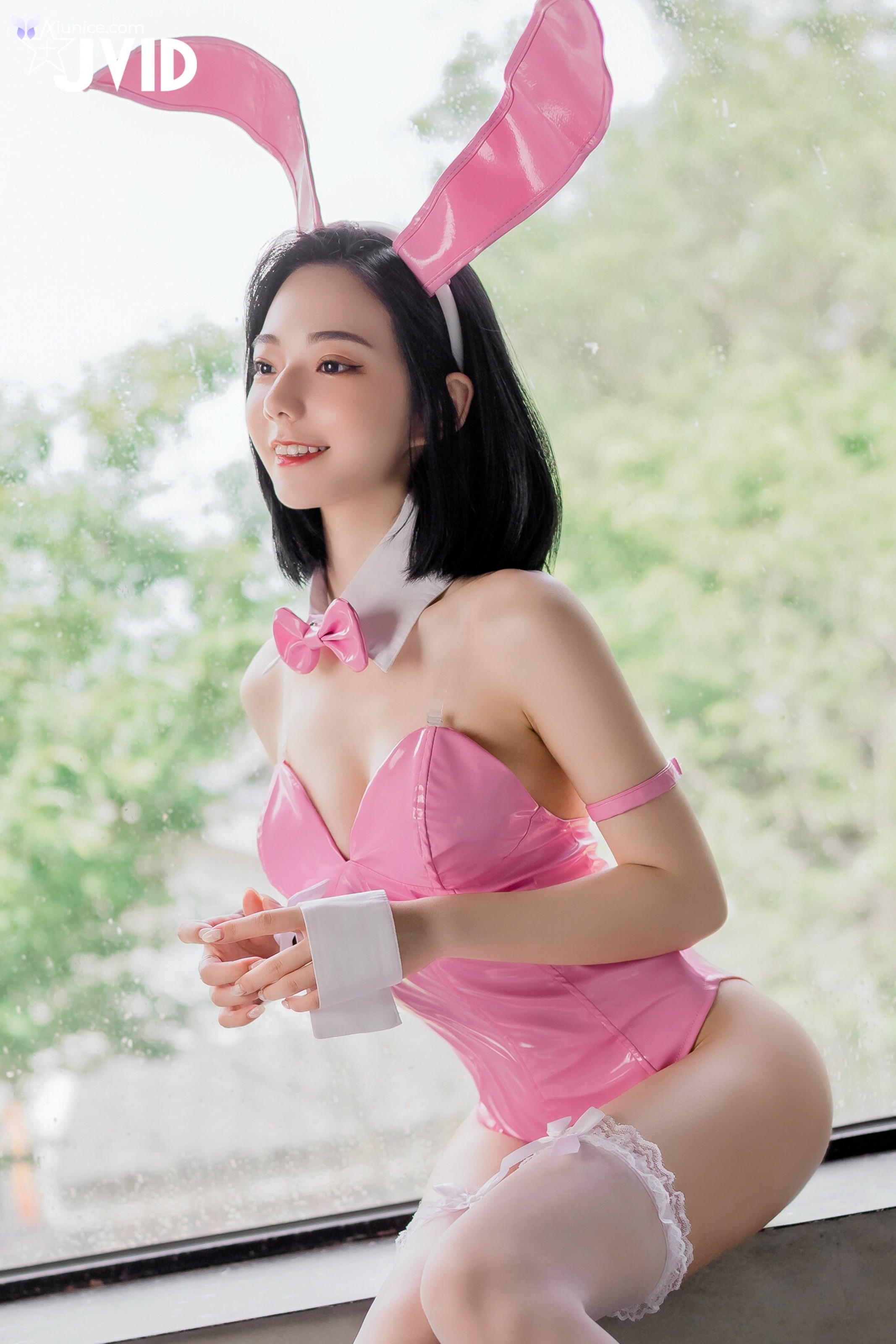 JVID 啾啾 – 誤闖莊園窺探心儀女神啾啾 入浴反被誘惑勾引 第80张