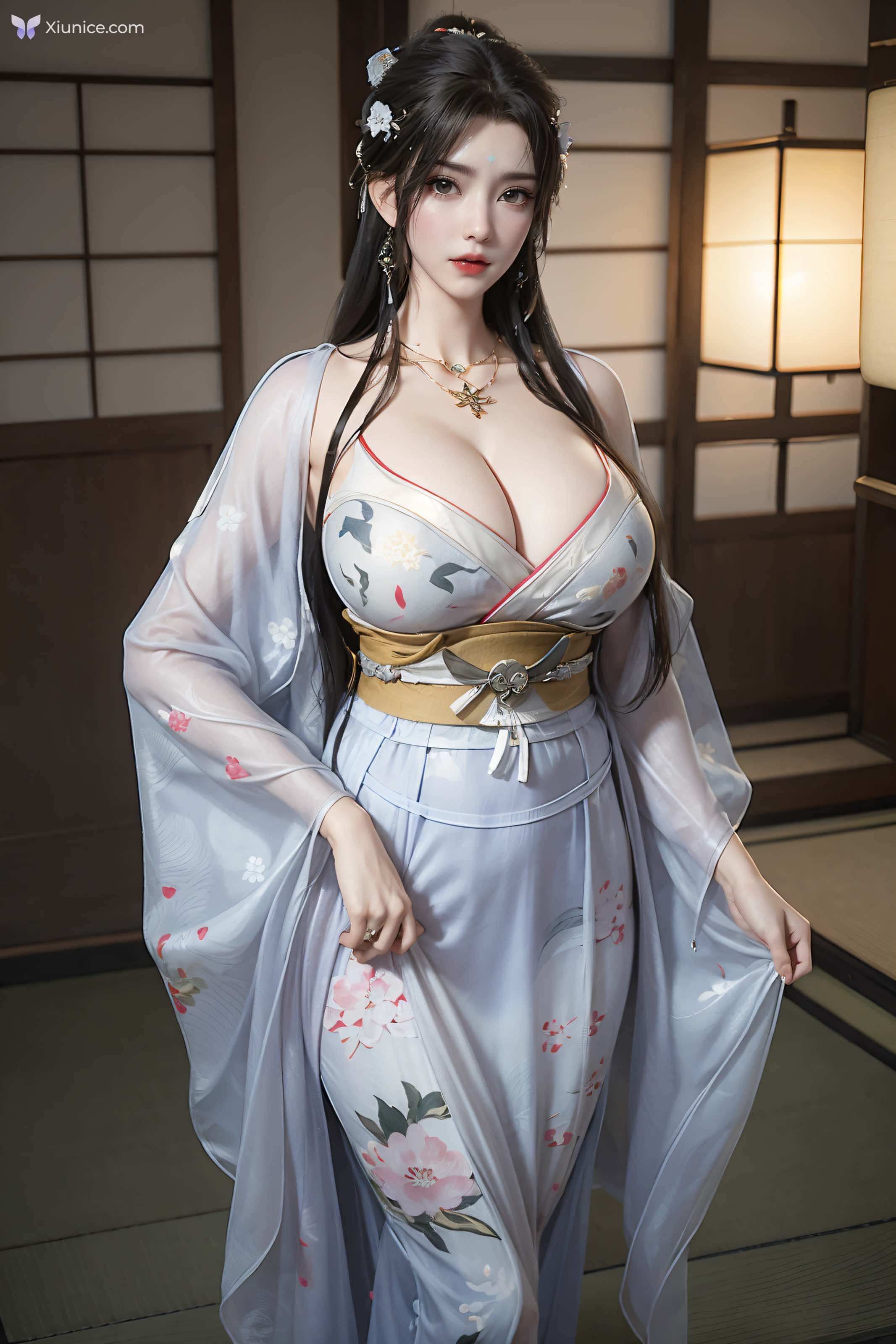 AI Girl 完美世界-清漪 和服吊带 第10张
