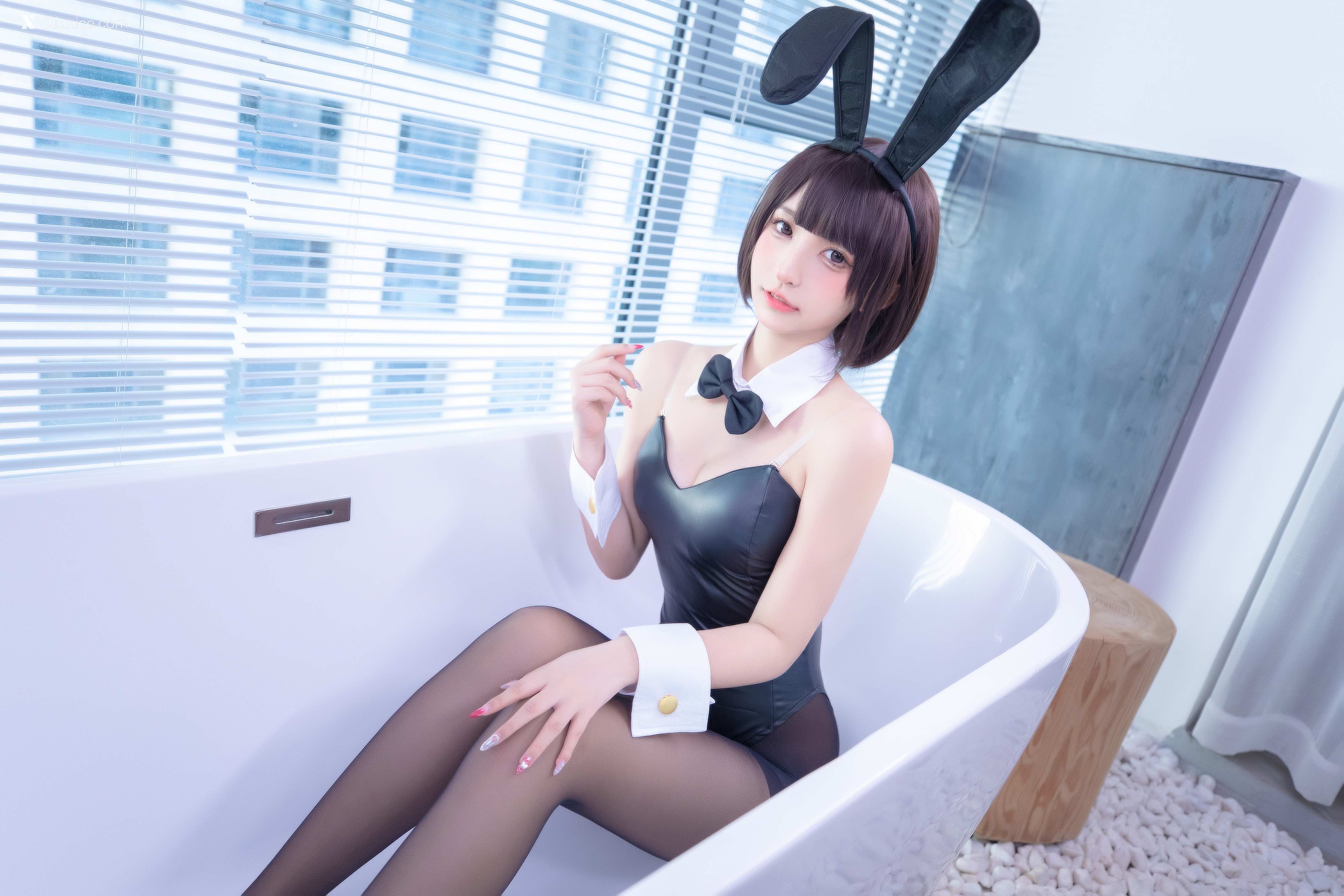Coser@神楽坂真冬 Vol.089 绝对企画-兔女郎与钢管《バニーバブル》 第92张