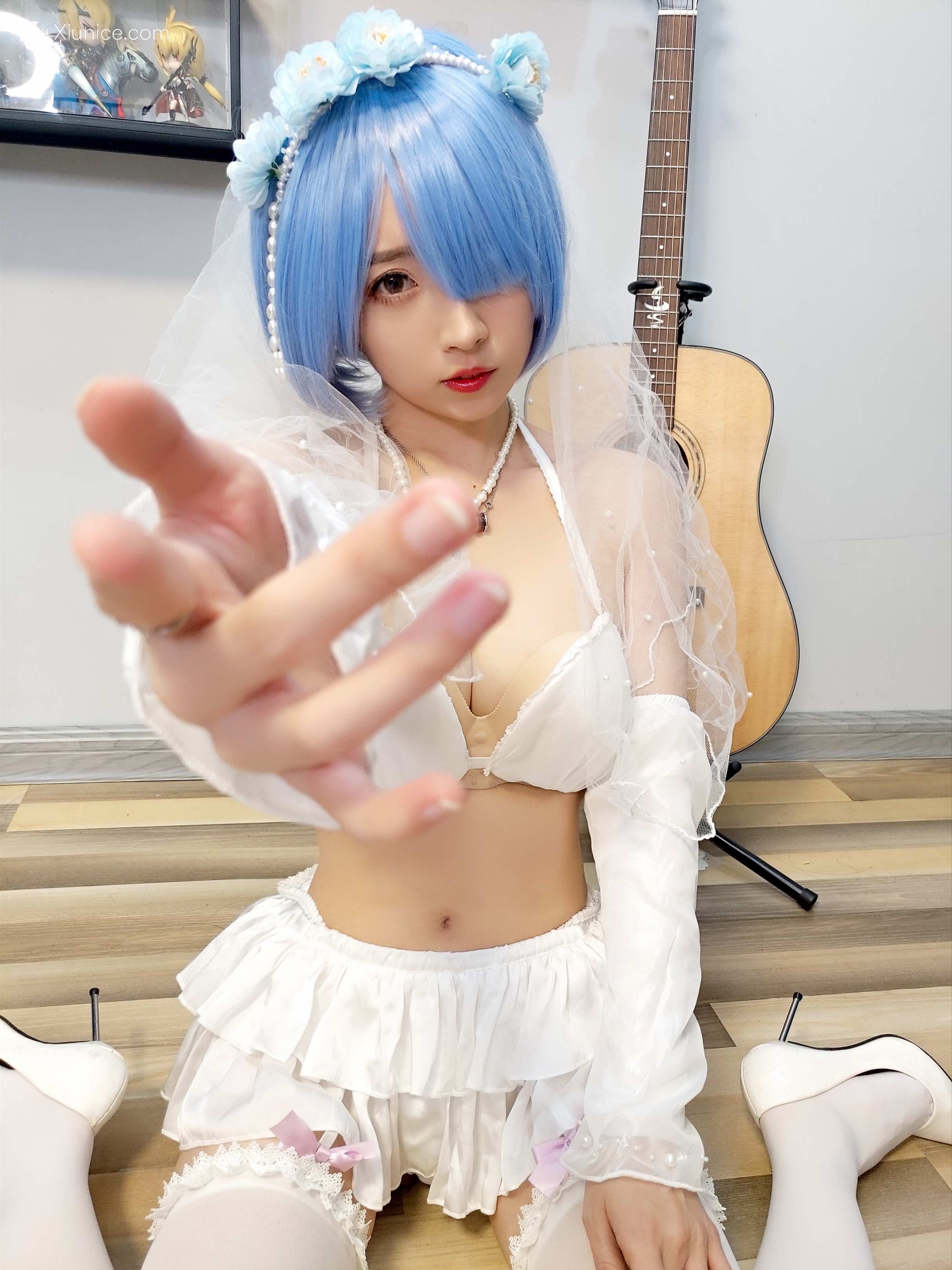 Coser@小女巫露娜 Vol.006 雷姆婚纱 第16张