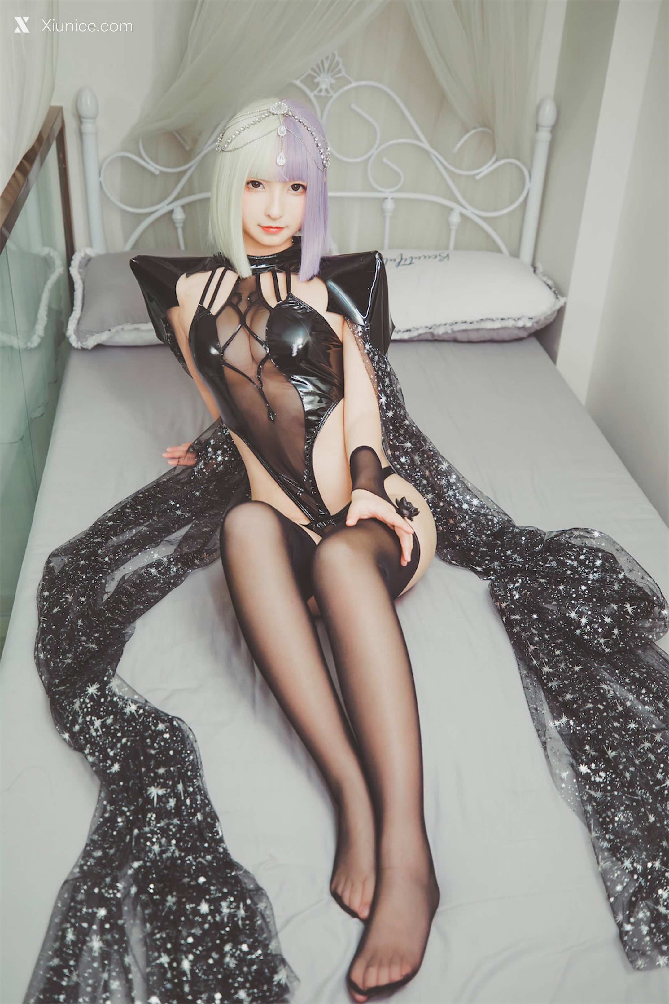Coser@神楽坂真冬 Vol.082 绝对企画-黑白丝《柔らかい永遠》 第90张
