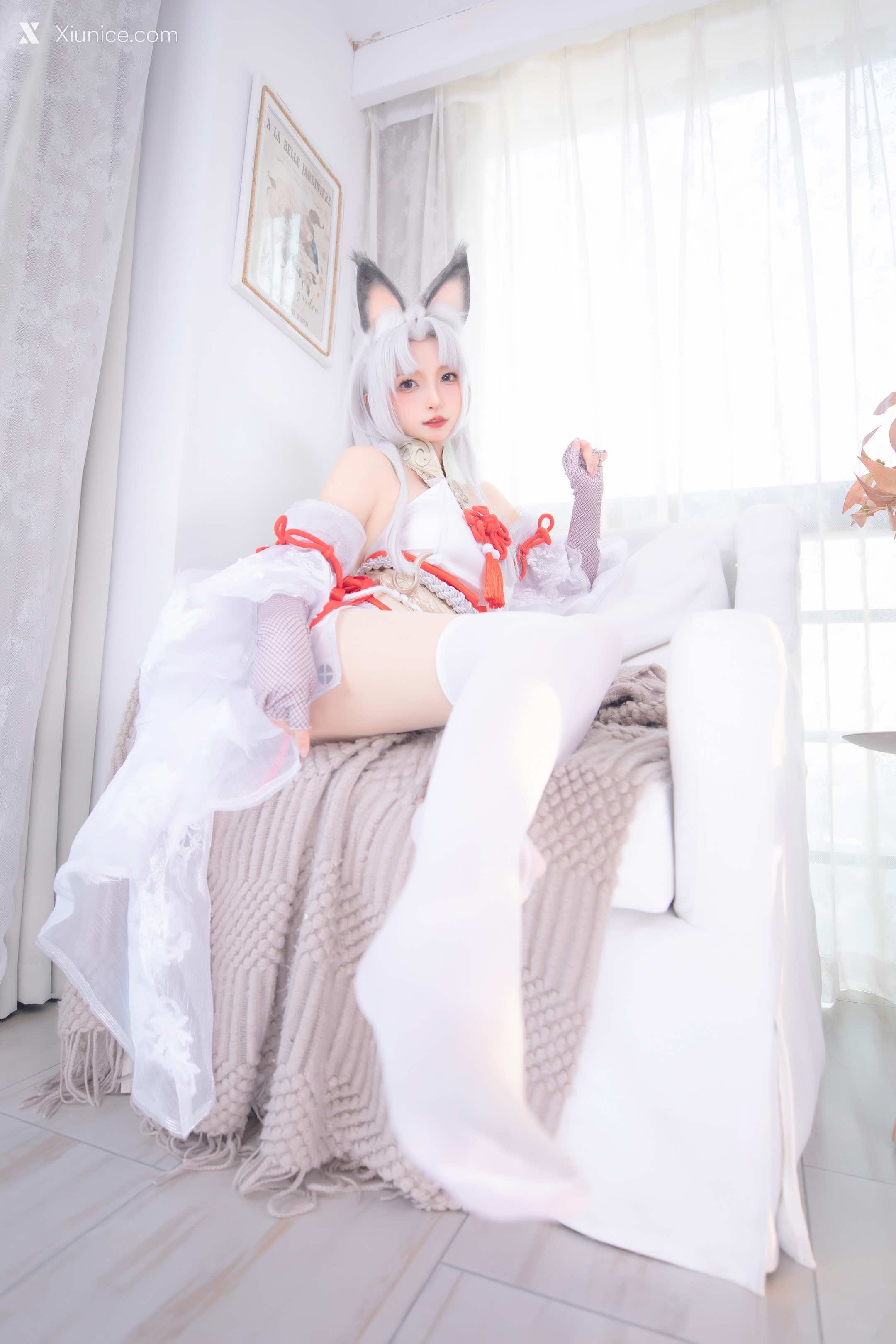 Coser@神楽坂真冬 Vol.105 白丝胡桃 第36张