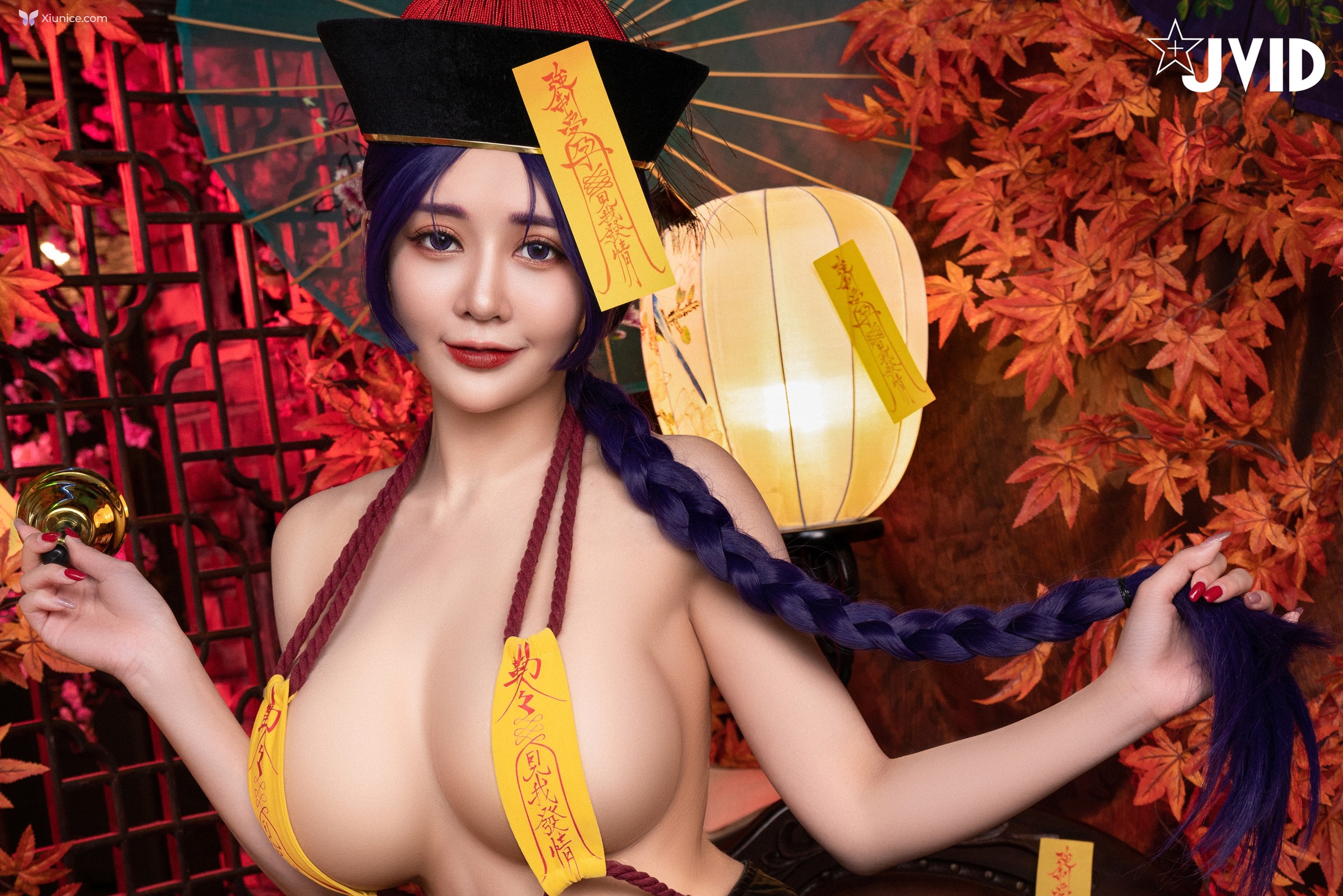 JVID 甜心幫 ღ 安希 – 菰蒲風動縱斜影殭屍奶光安希膣得液滿 第40张